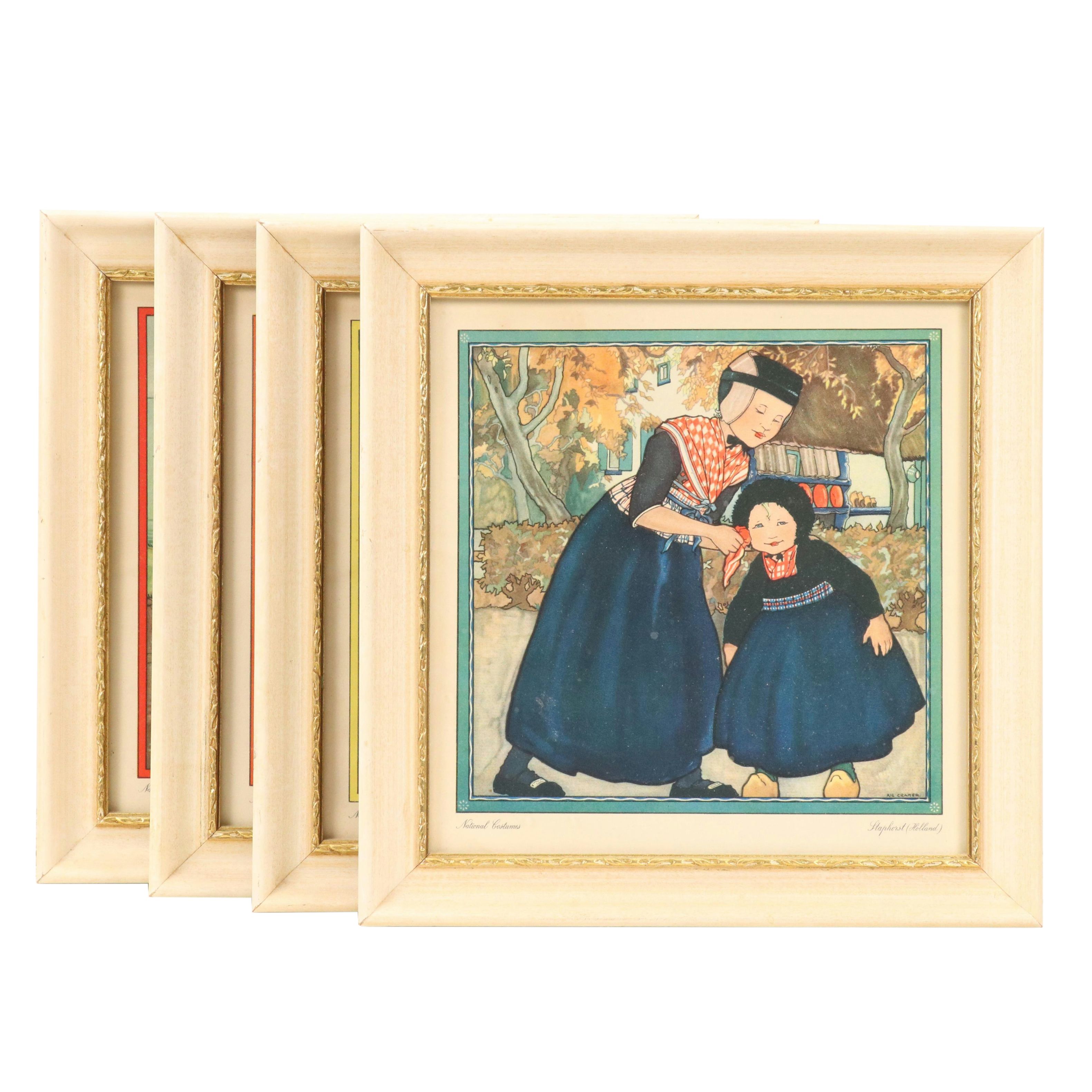 Dutch Fashion Halftones from "National Costumes" Series