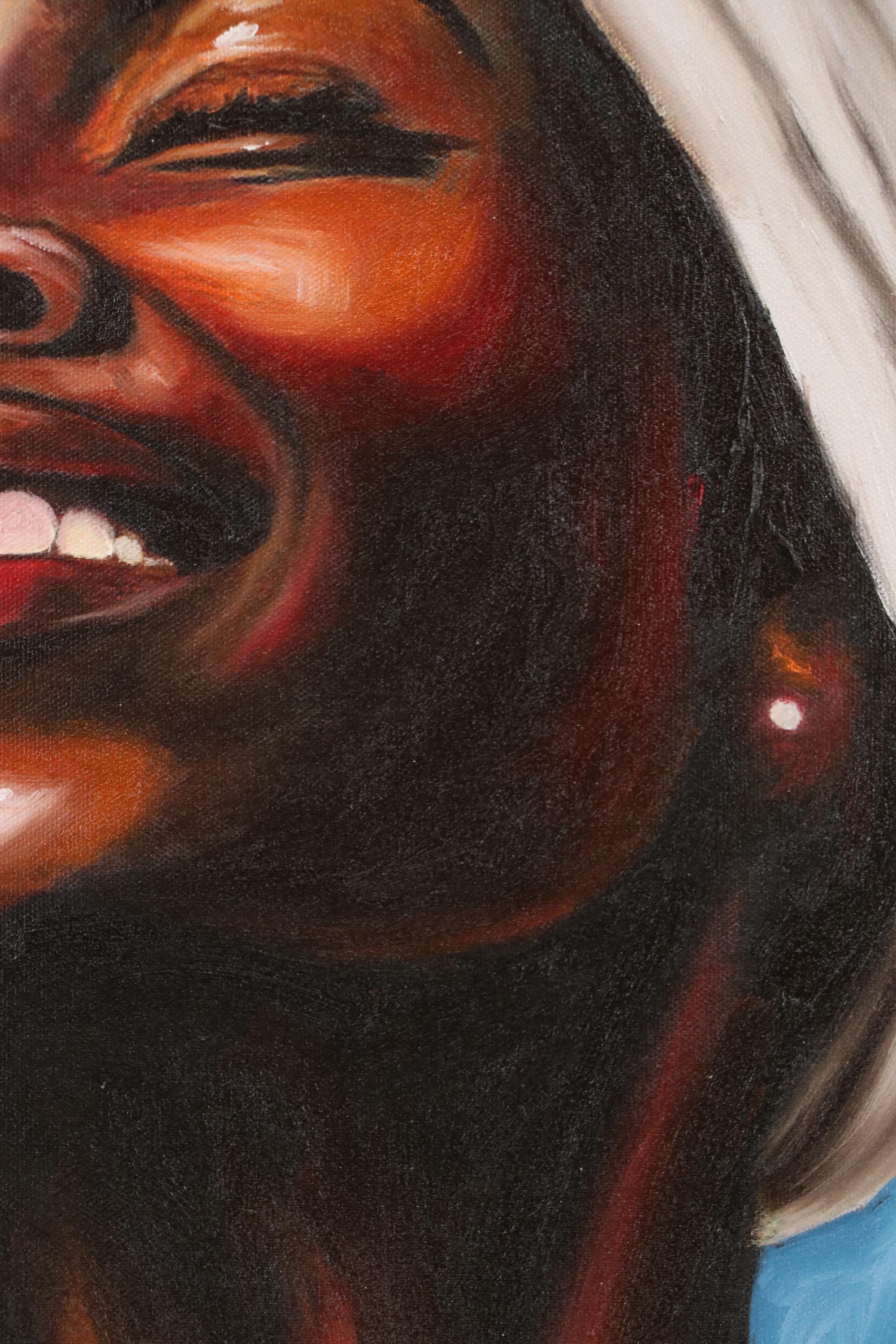 Oluwakemi Omowaire Portrait Oil Painting "She Carries the Morning"