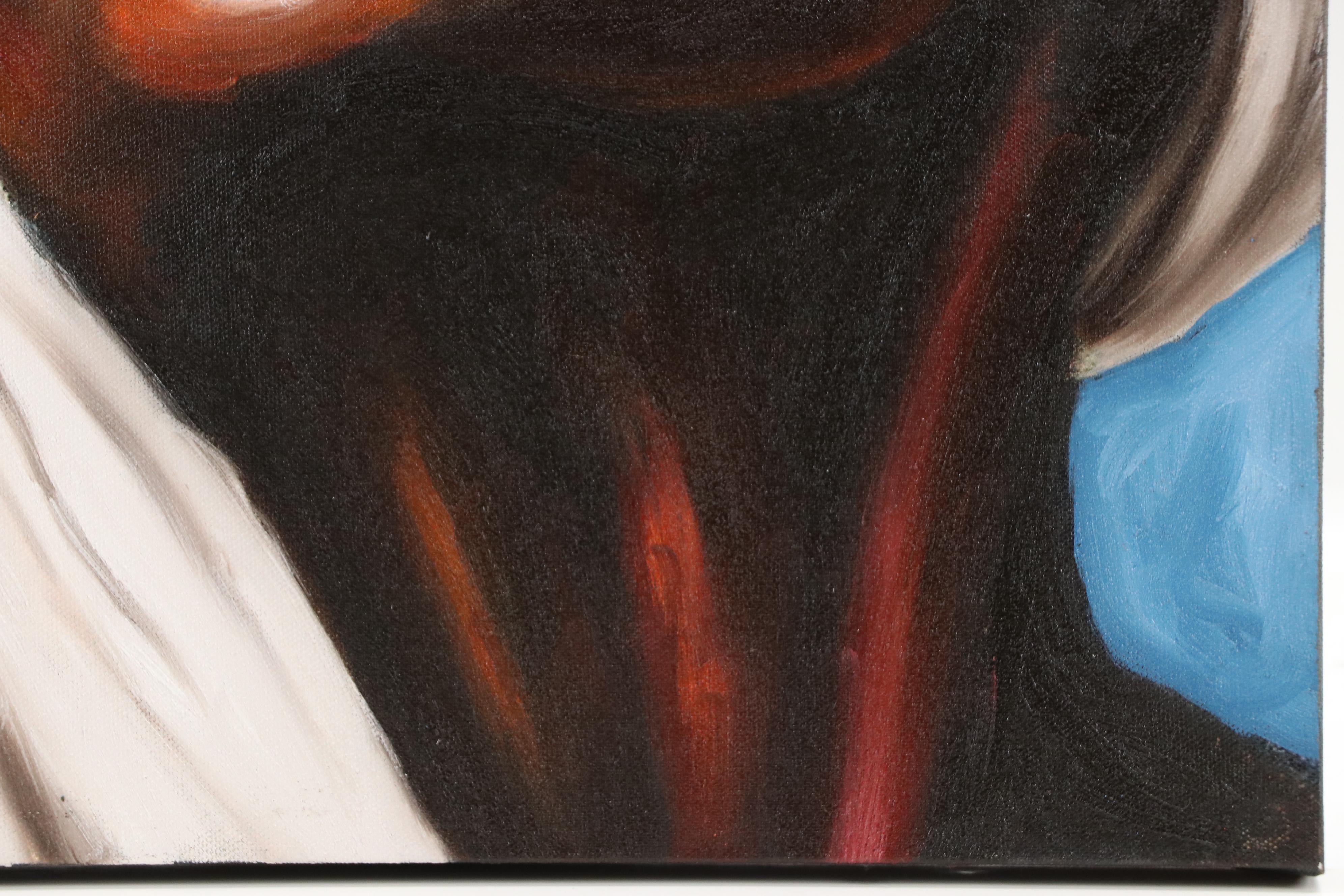 Oluwakemi Omowaire Portrait Oil Painting "She Carries the Morning"