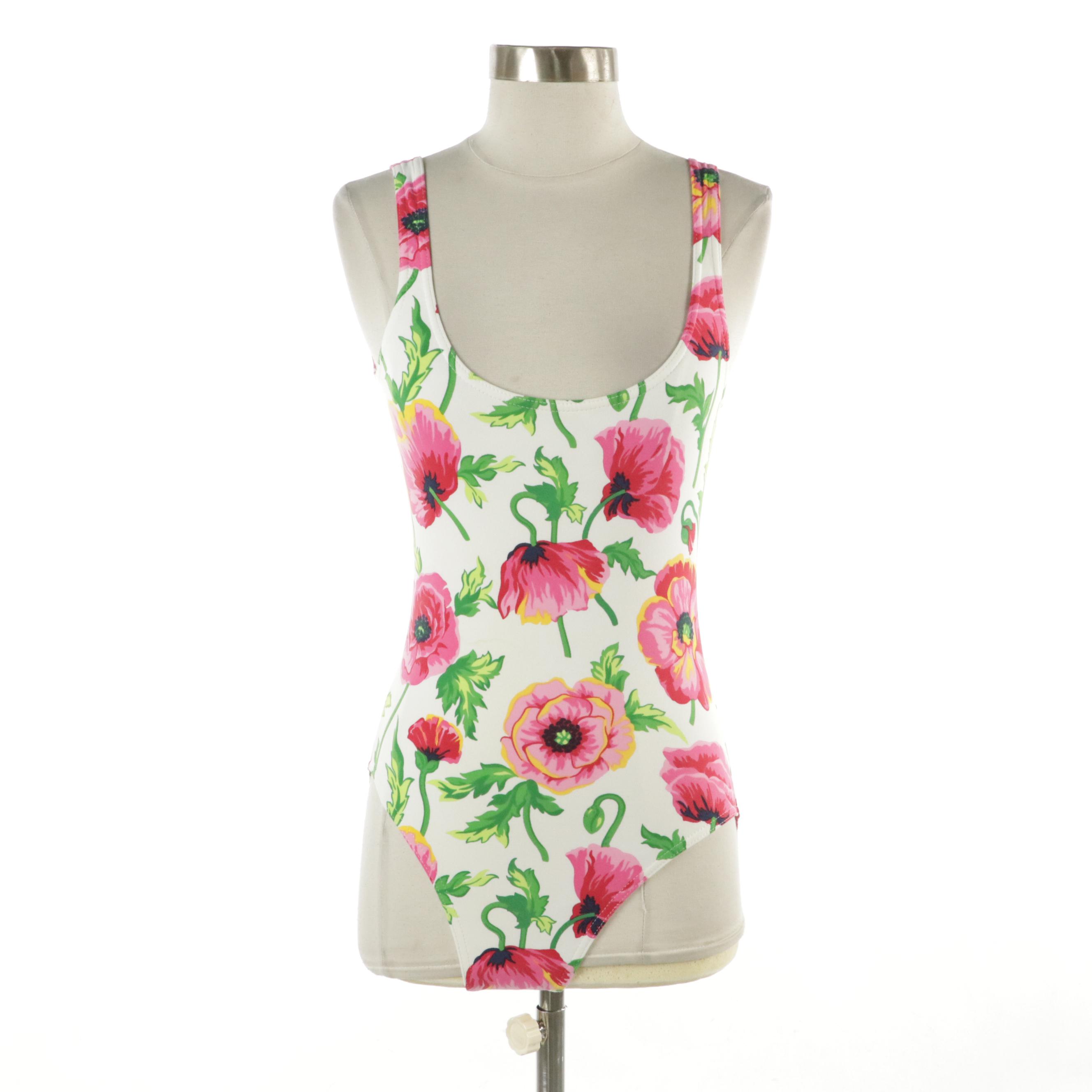 Manuel Canovas Floral One-Piece Swimsuit and Cotton Beach Wrap, Other Swimsuit