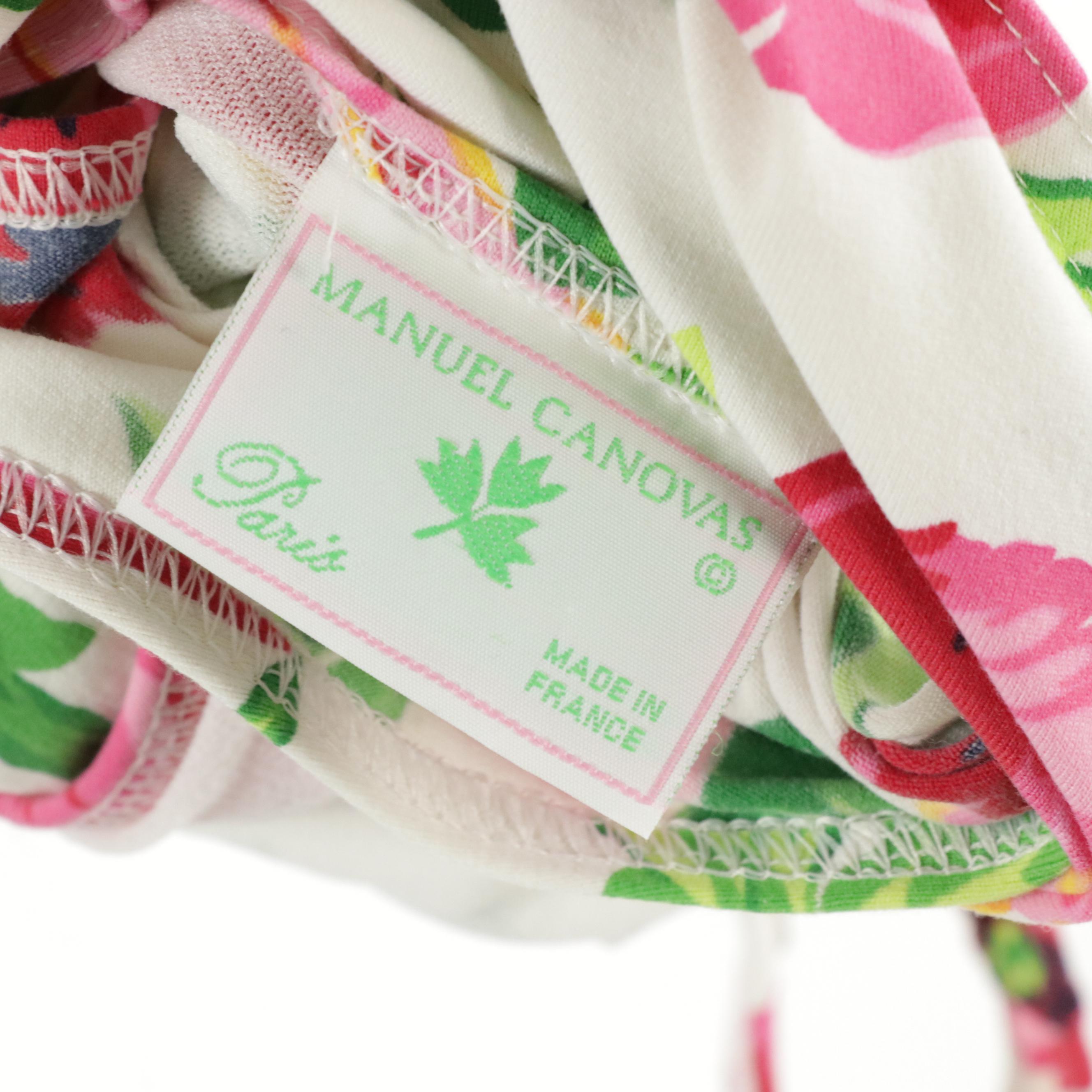 Manuel Canovas Floral One-Piece Swimsuit and Cotton Beach Wrap, Other Swimsuit