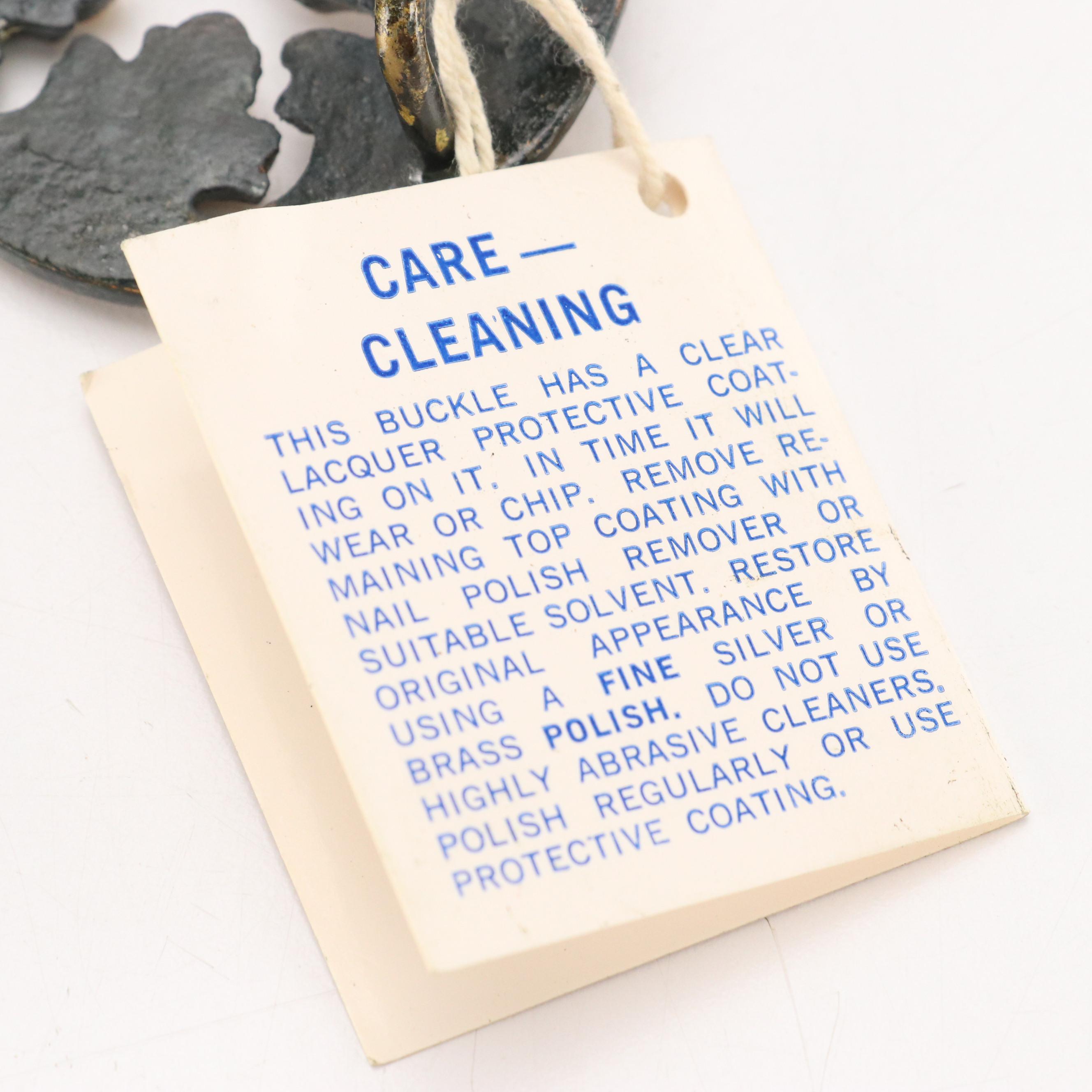 Barone Bros. Brass Belt Buckle with Other Embellished Trophy Buckles