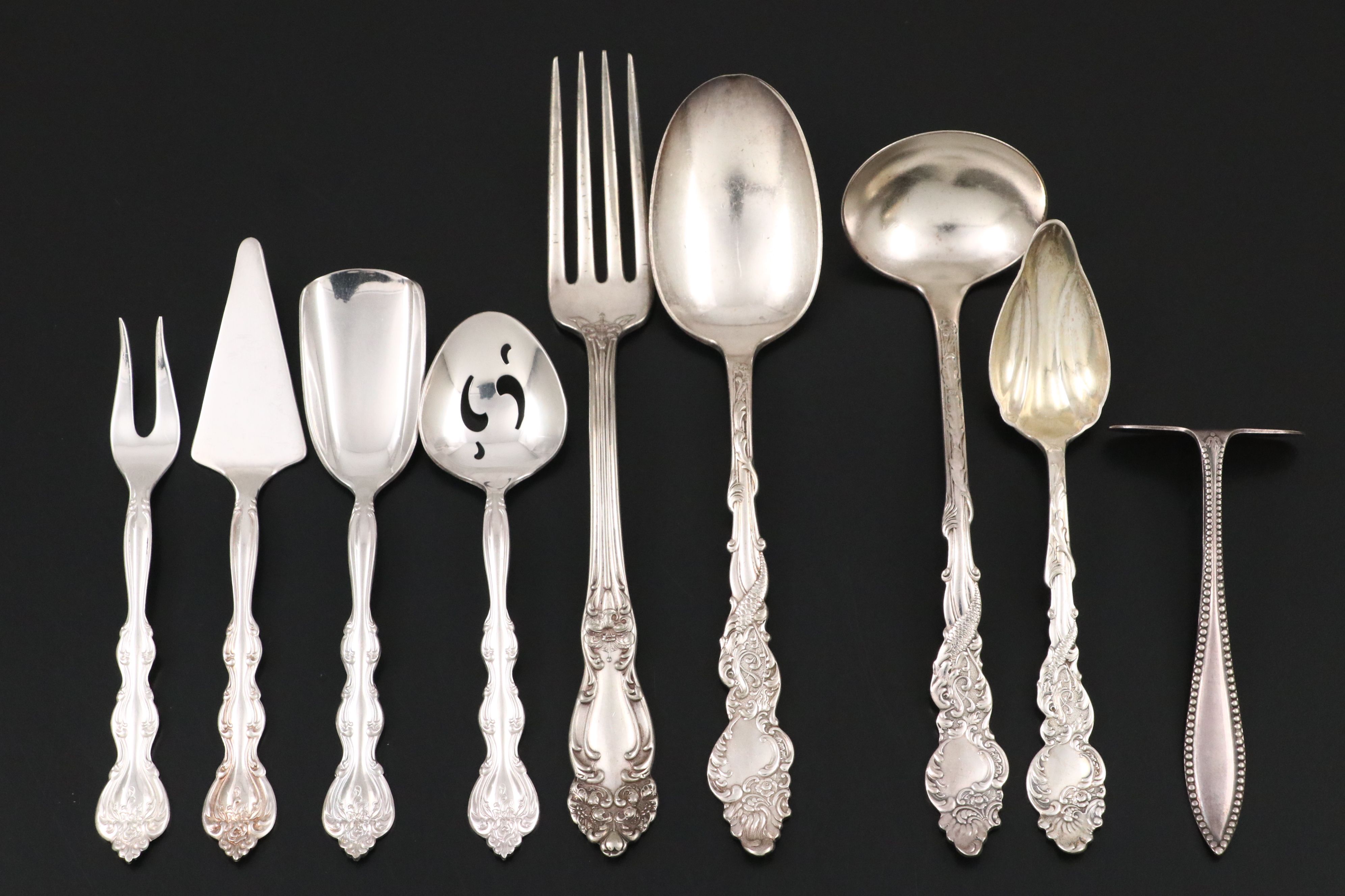 American Silver Plate Flatware with Other Norwegian Silver Plate Flatware