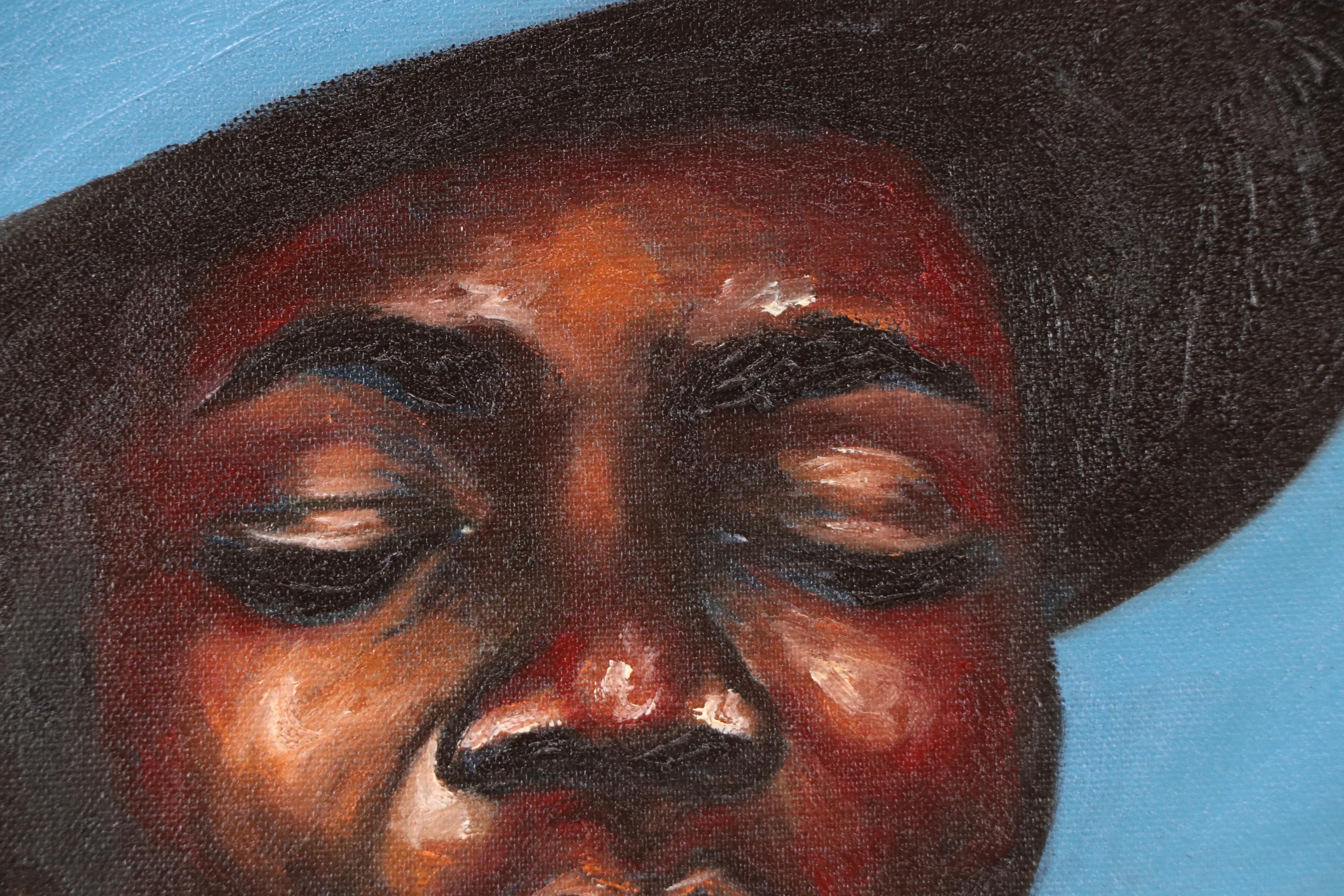 Oluwakemi Omowaire Portrait Oil Painting "The Quiet Warrior"