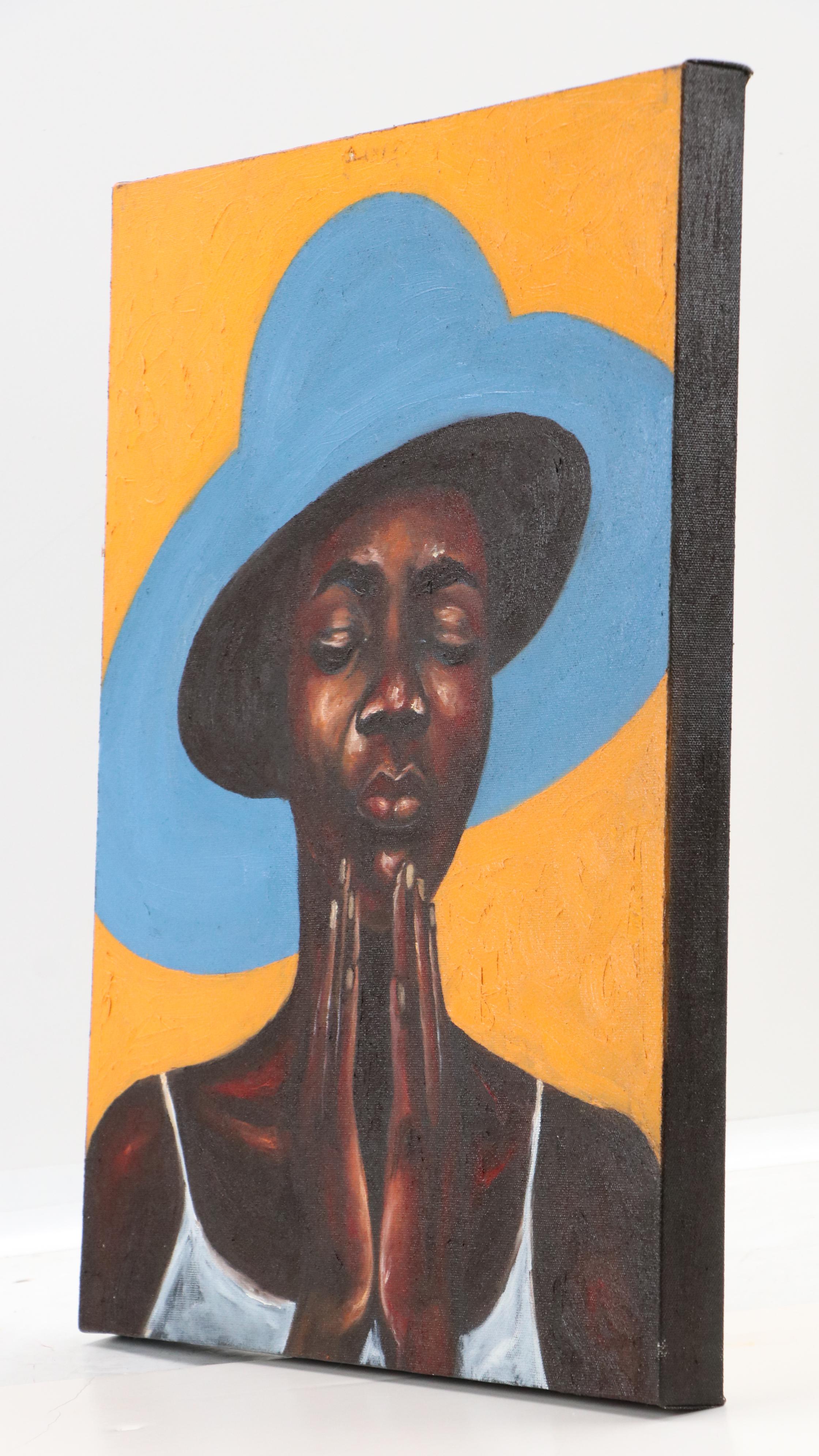 Oluwakemi Omowaire Portrait Oil Painting "The Quiet Warrior"