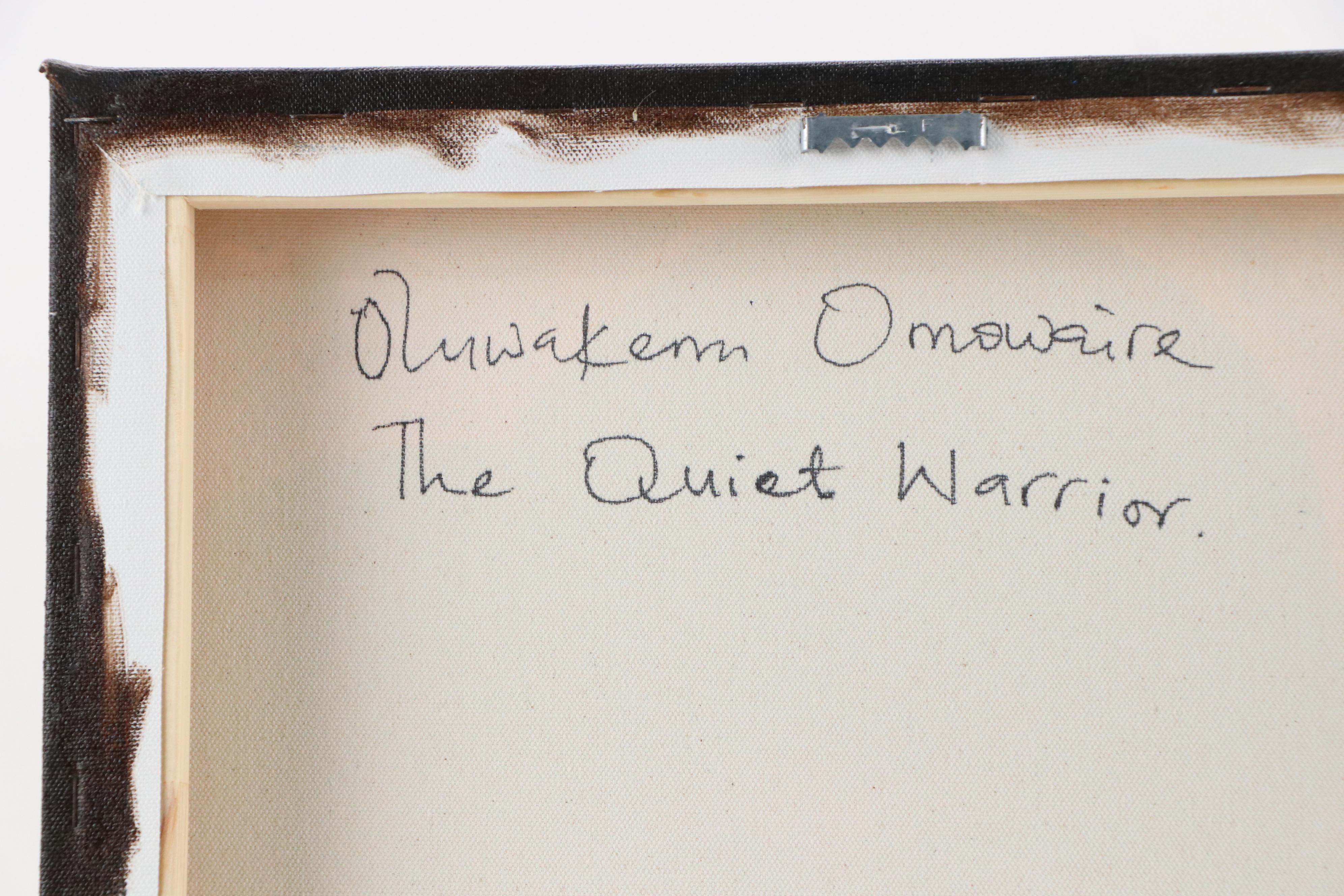 Oluwakemi Omowaire Portrait Oil Painting "The Quiet Warrior"