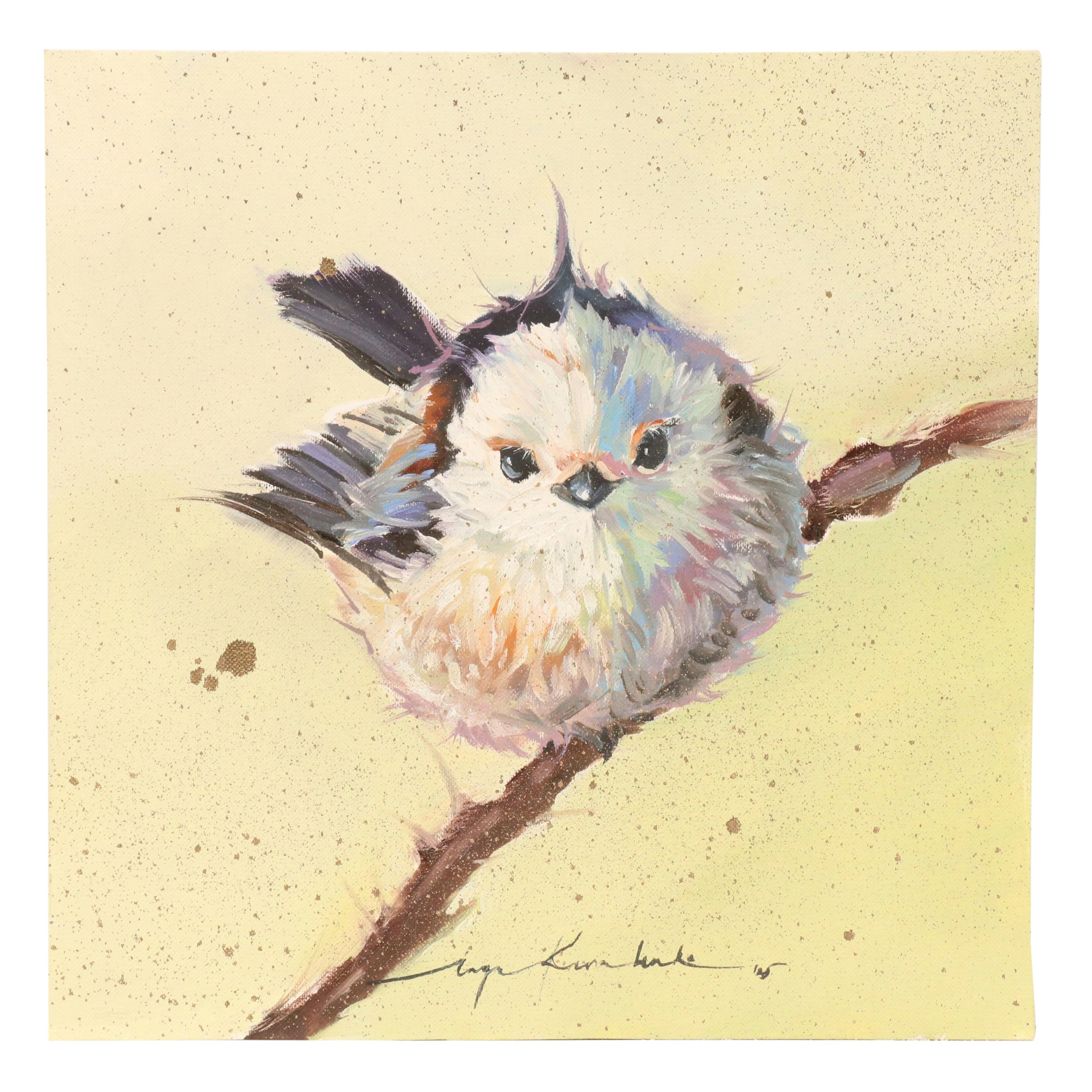 Inga Kovalenko Oil Painting of a Bird, 2025