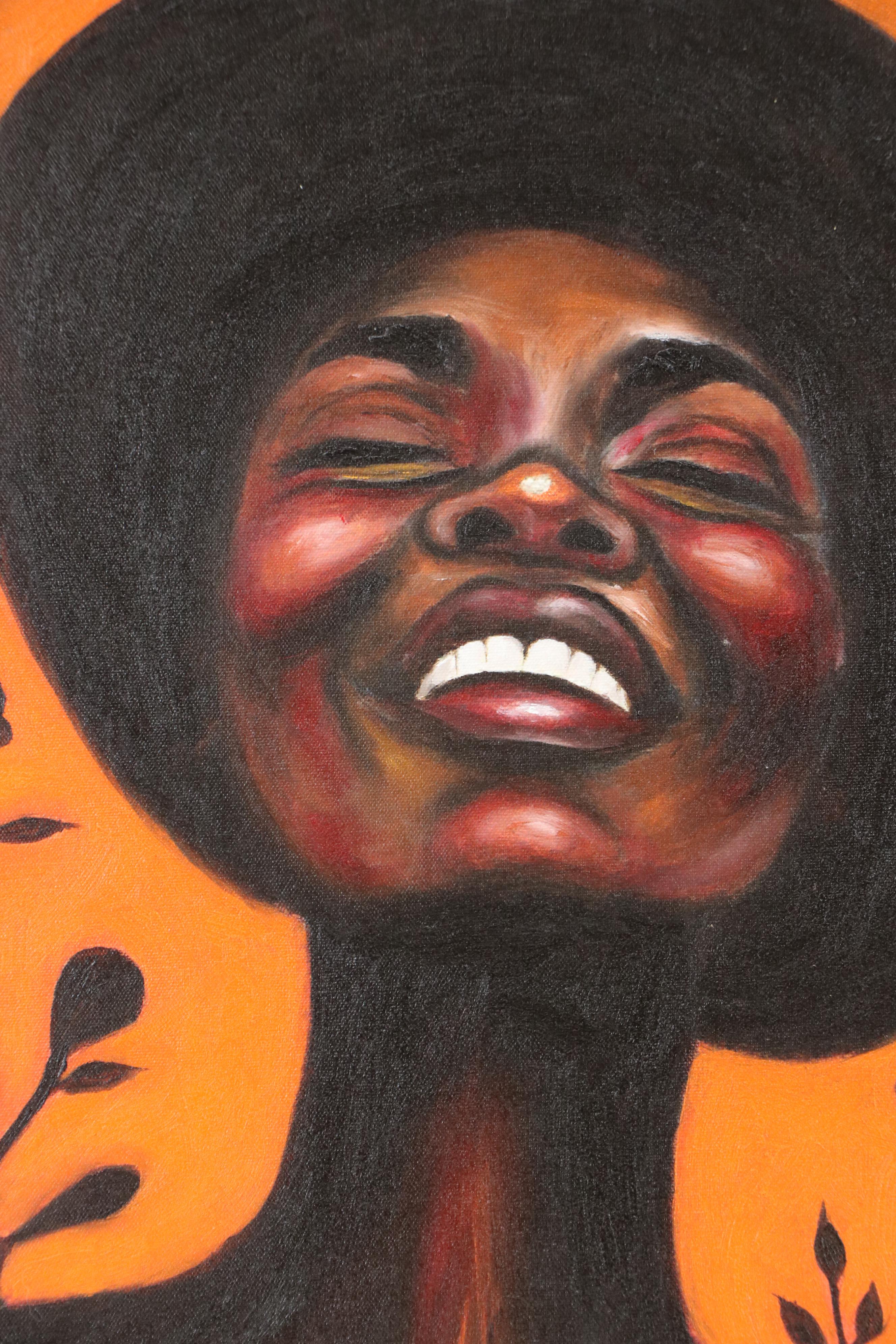 Oluwakemi Omowaire Portrait Oil Painting "Memories that Linger"