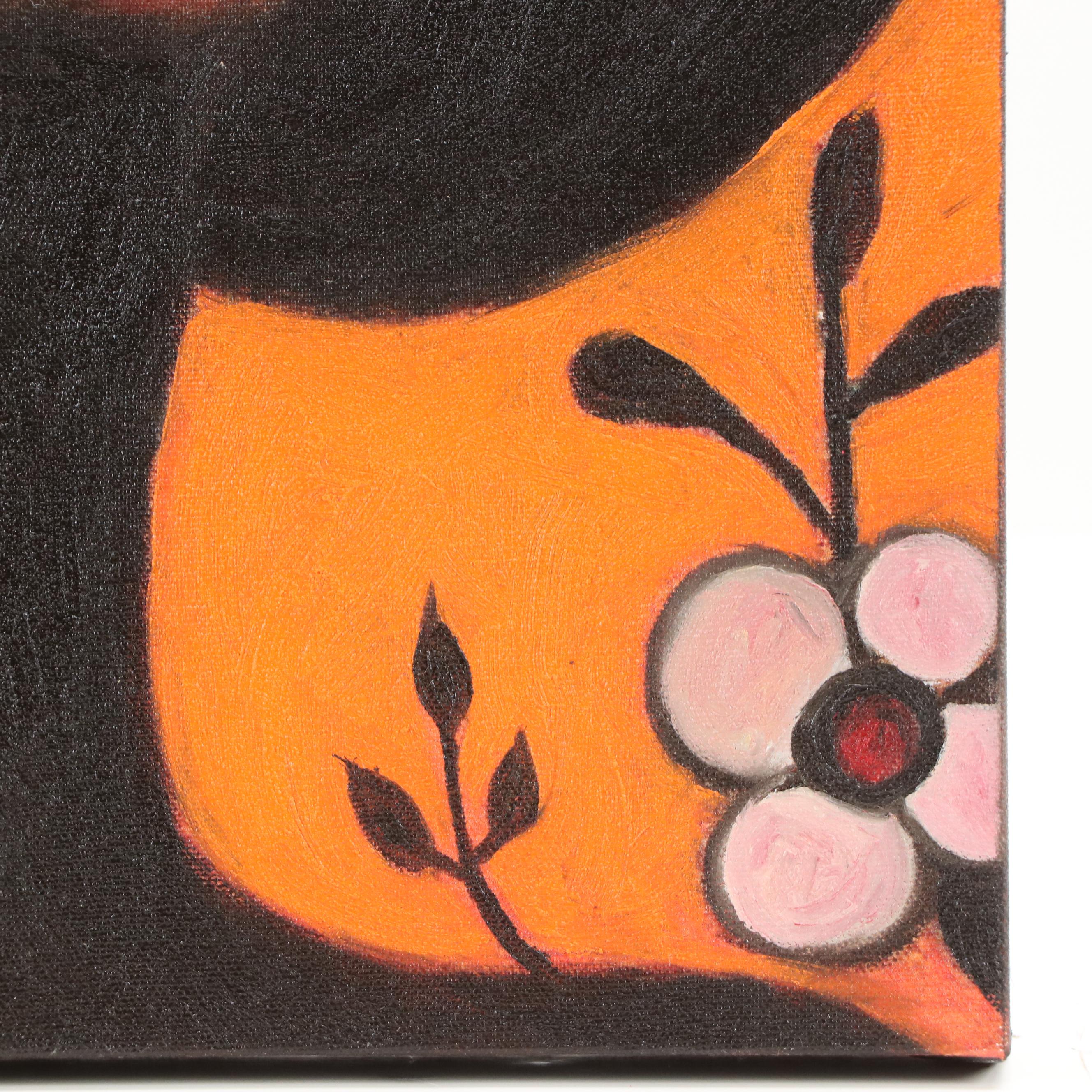 Oluwakemi Omowaire Portrait Oil Painting "Memories that Linger"