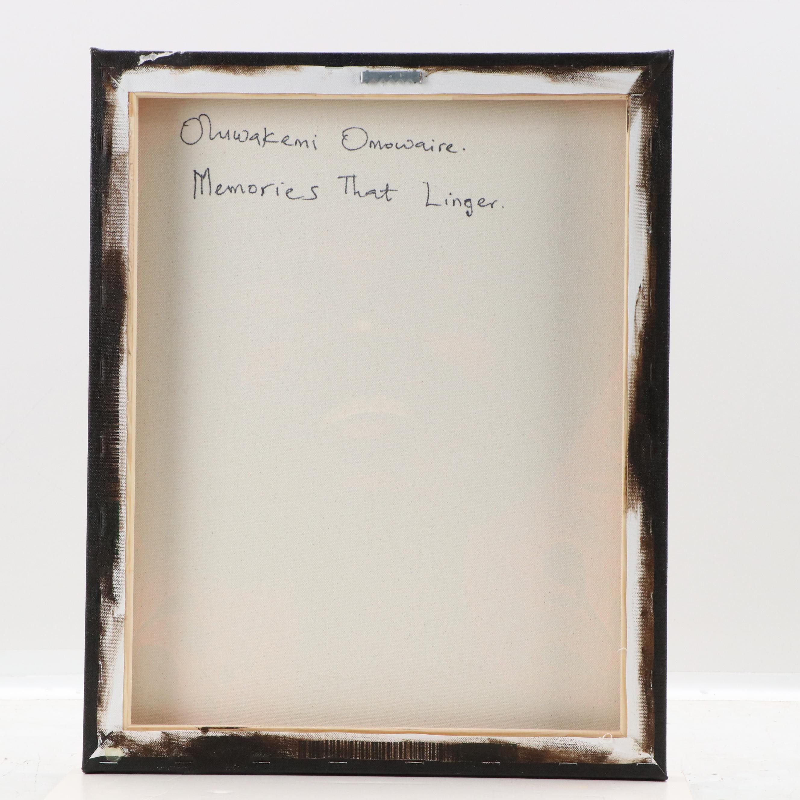 Oluwakemi Omowaire Portrait Oil Painting "Memories that Linger"