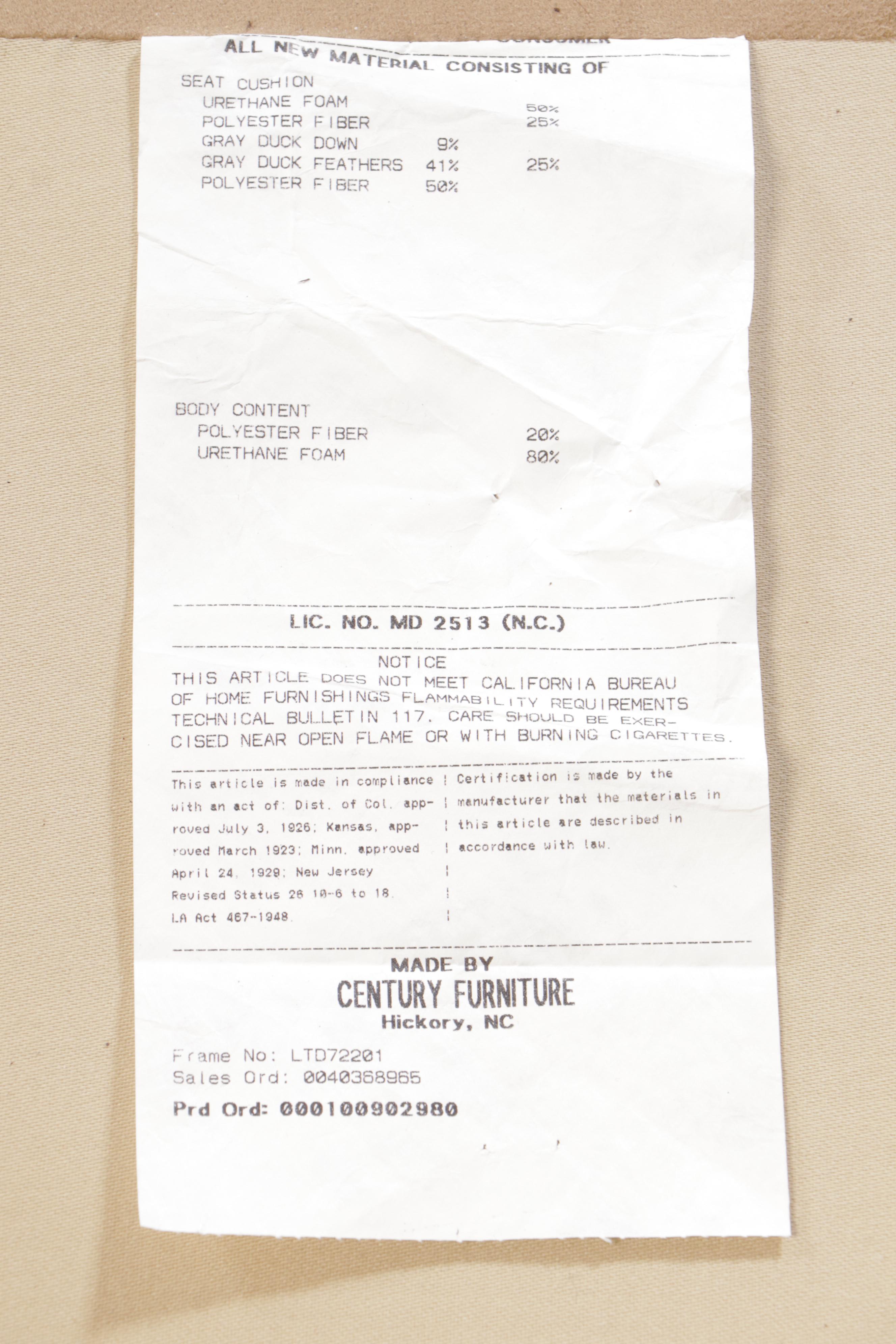 LT Designs for Century Lounge Chair and Ottoman