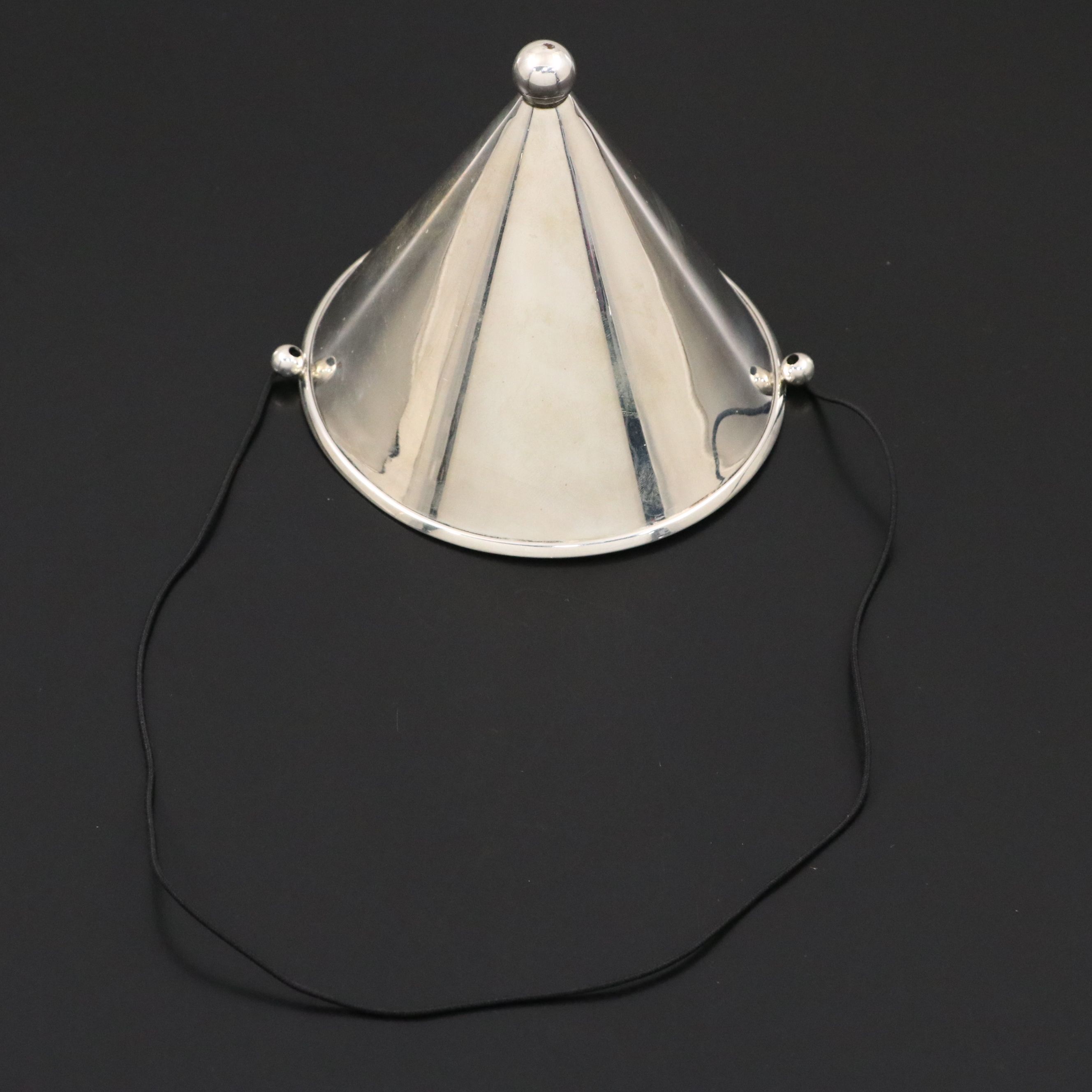 Tiffany & Co. Sterling Silver Birthday Hat, Noise Maker and Horn