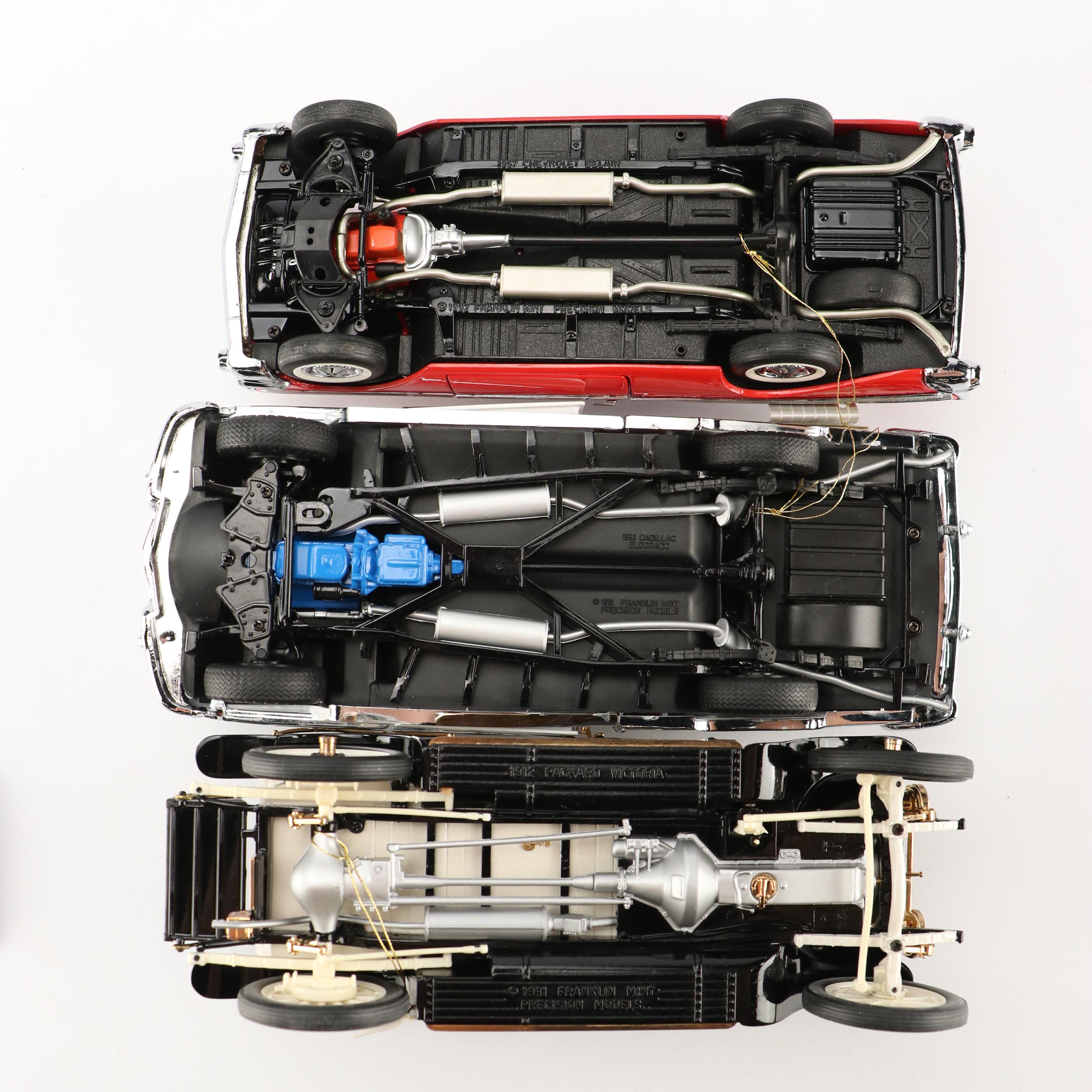 Franklin Mint "1912 Packard Victoria Model 1-48" and More Model Cars