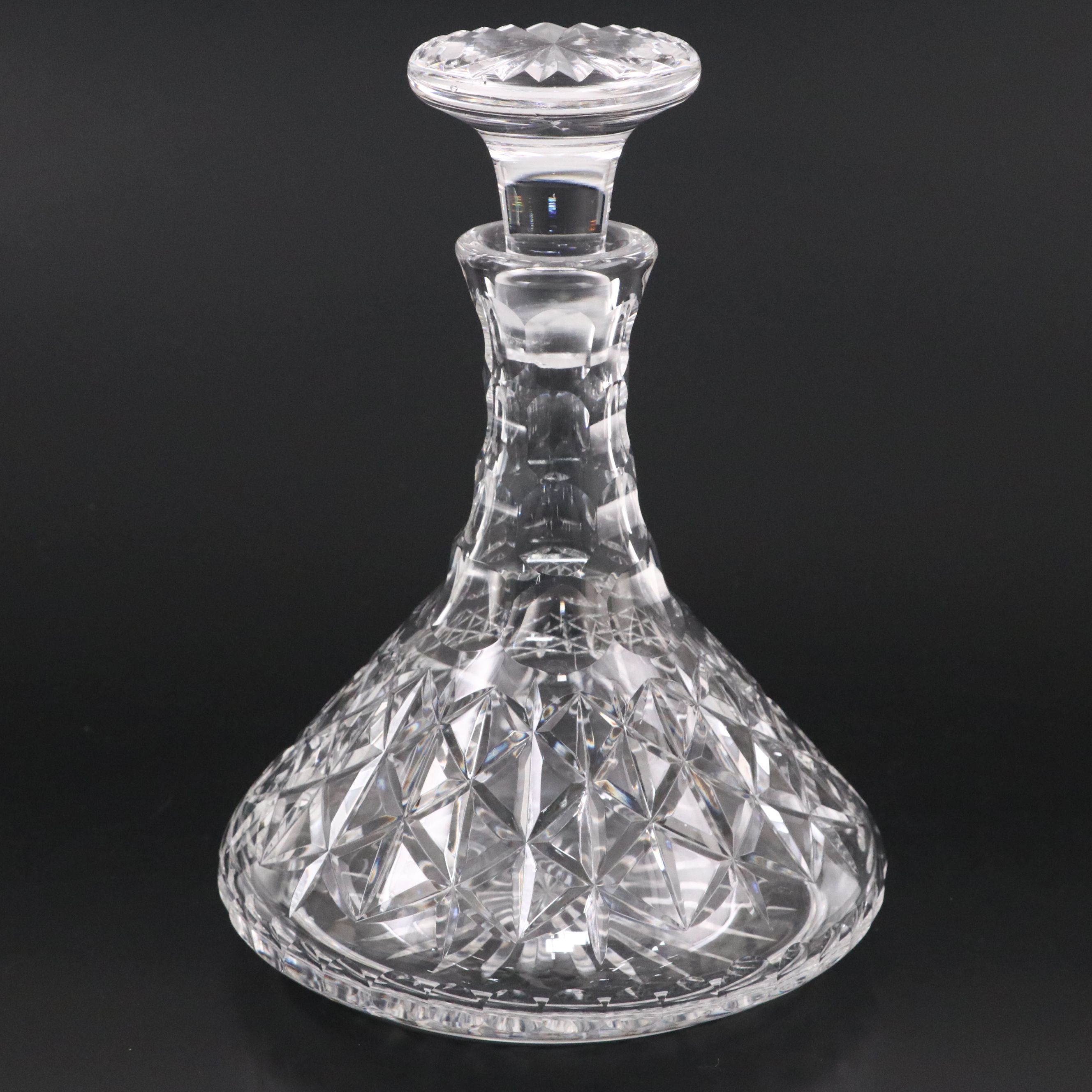 Stuart Cut Crystal Stoppered Decanter