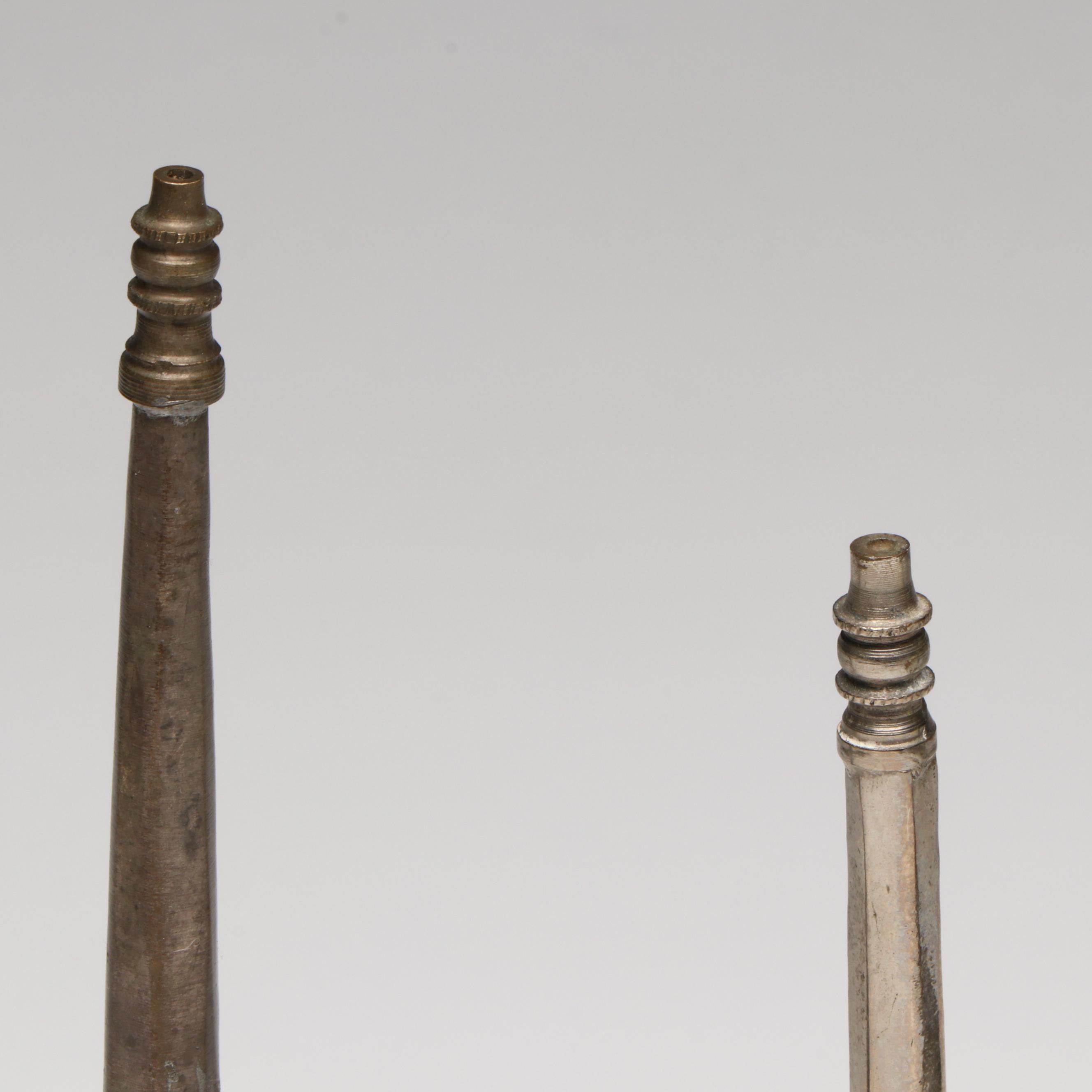 Repoussé Rosewater Metal Bottle with Glass and Metal Perfume Bottles