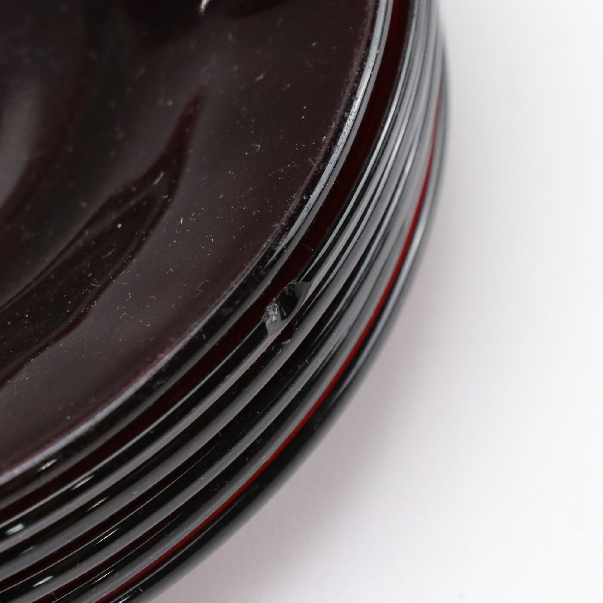 Anchor Hocking "Royal Ruby Red" Glass Dinnerware Set with Creamer and Sugar