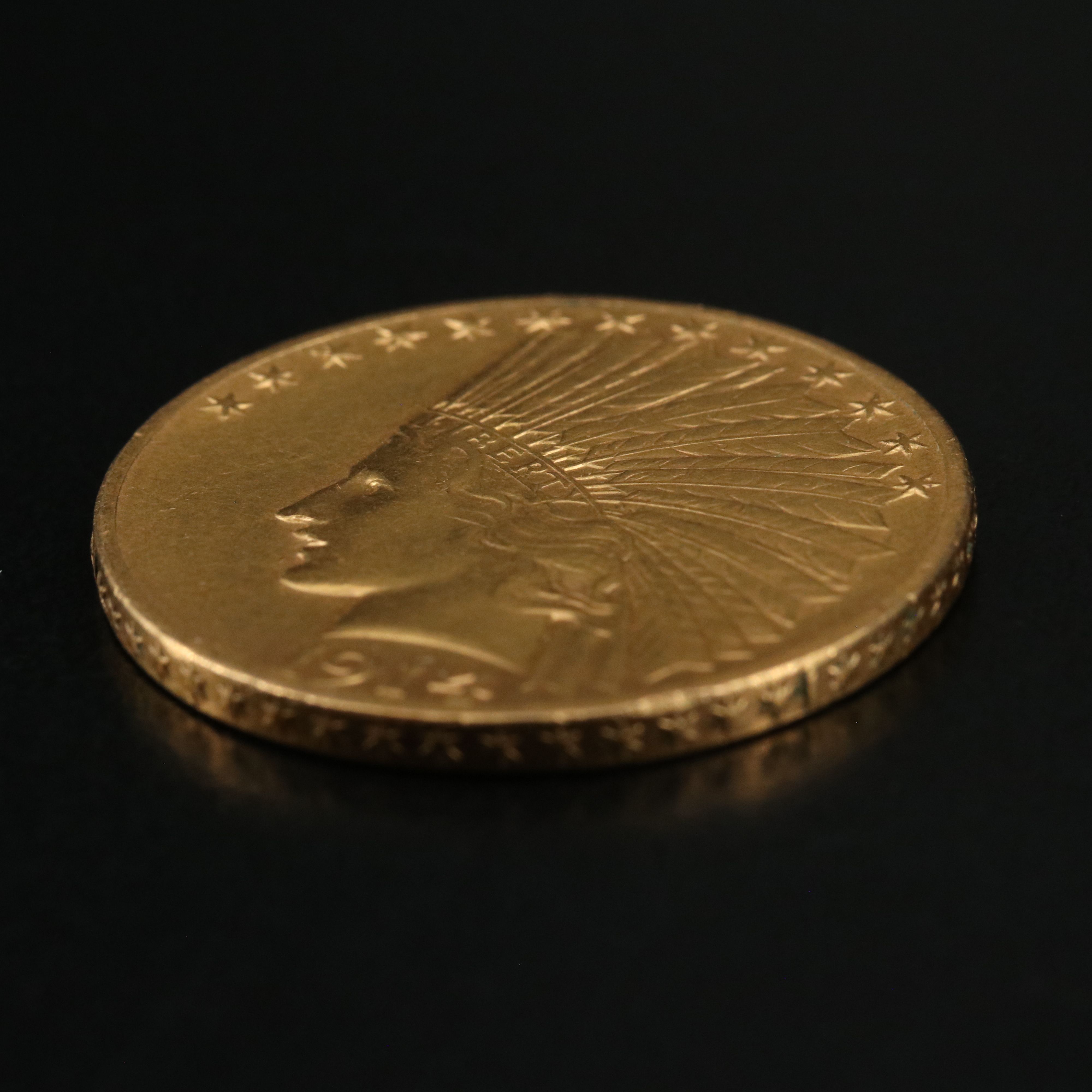 1914-S Ten Dollar Indian Gold Coin