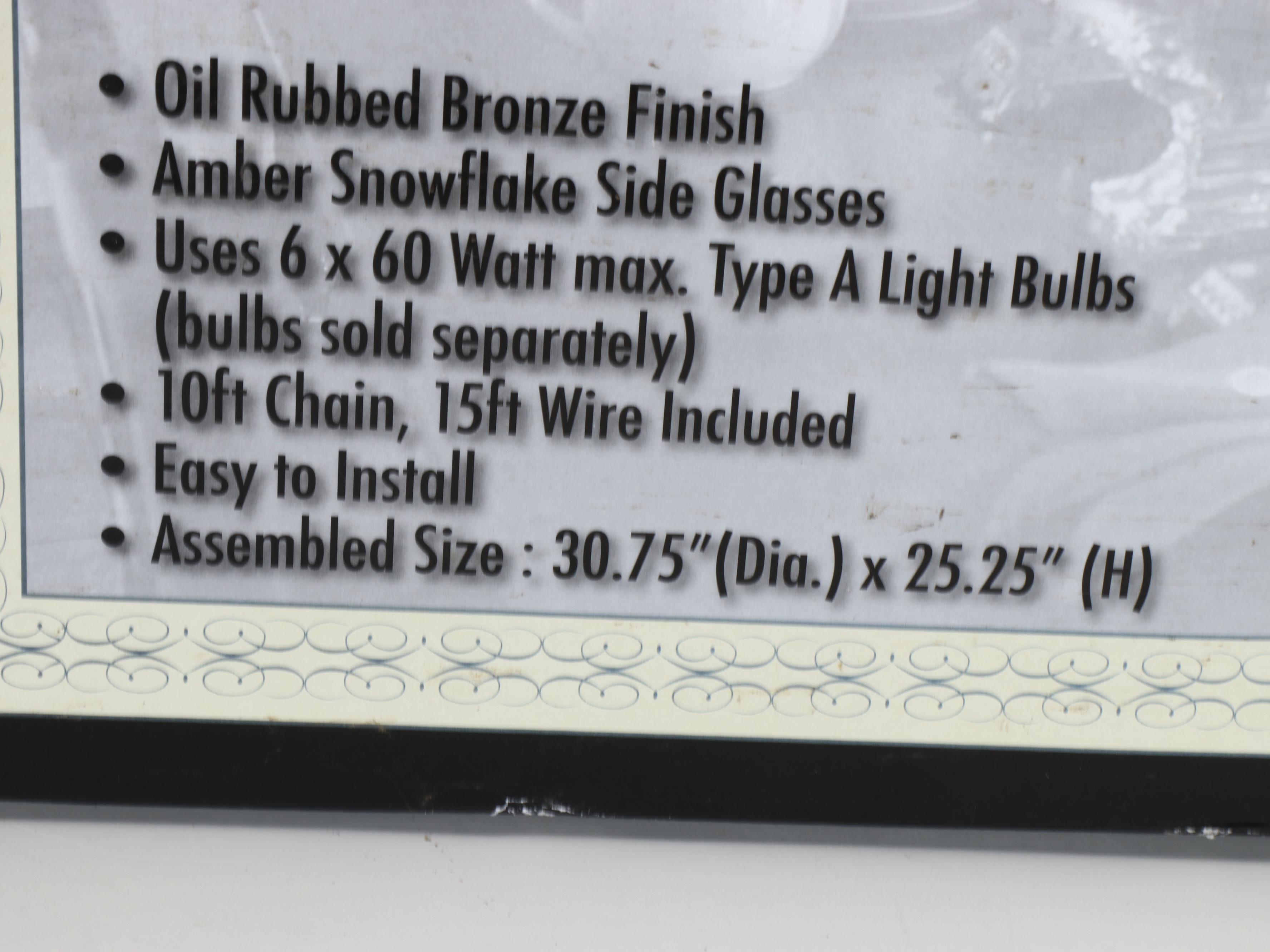 Neoclassical Style Avion Six-Light Chandelier