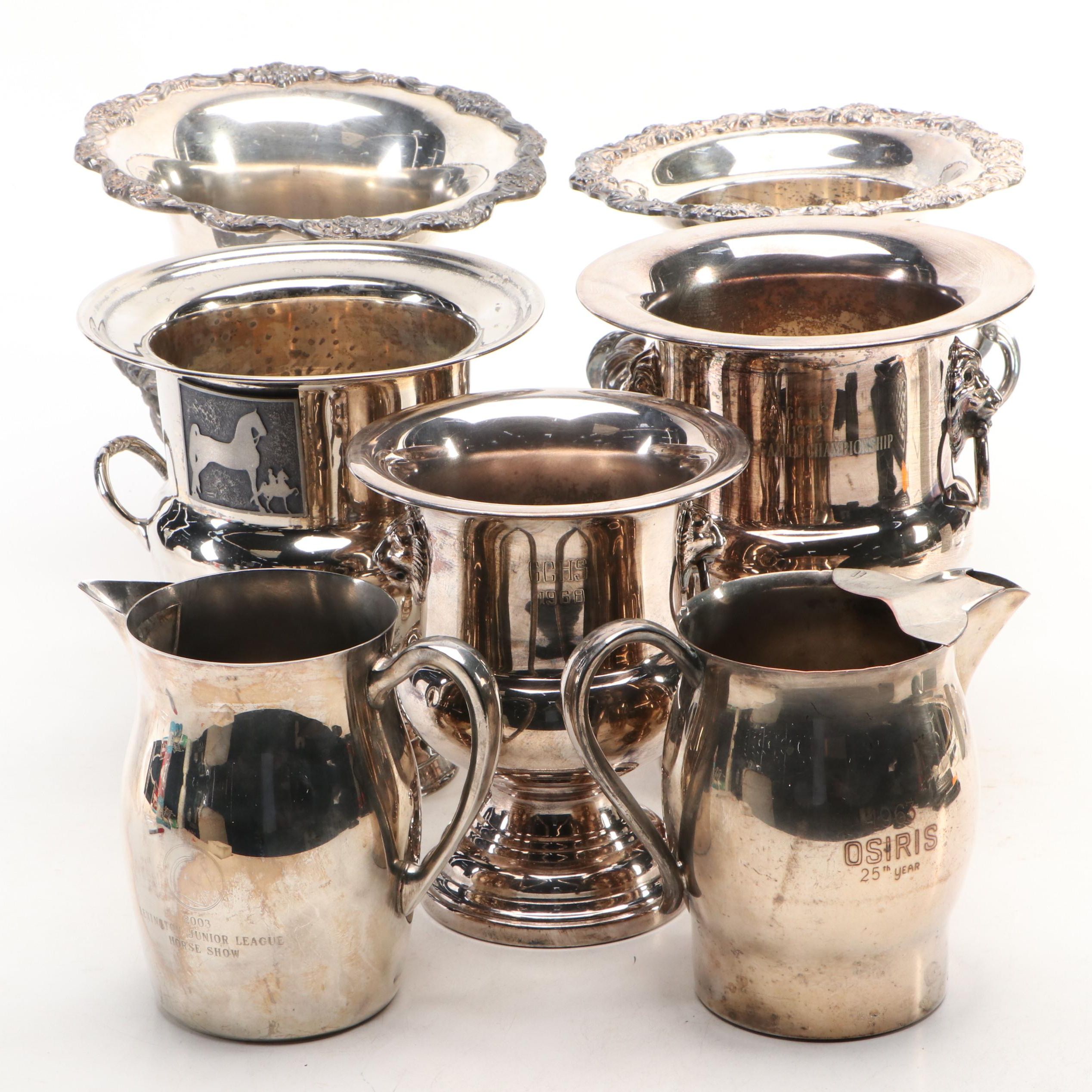 Reed & Barton with Other Saddlebread Presentation Pitchers and Urns