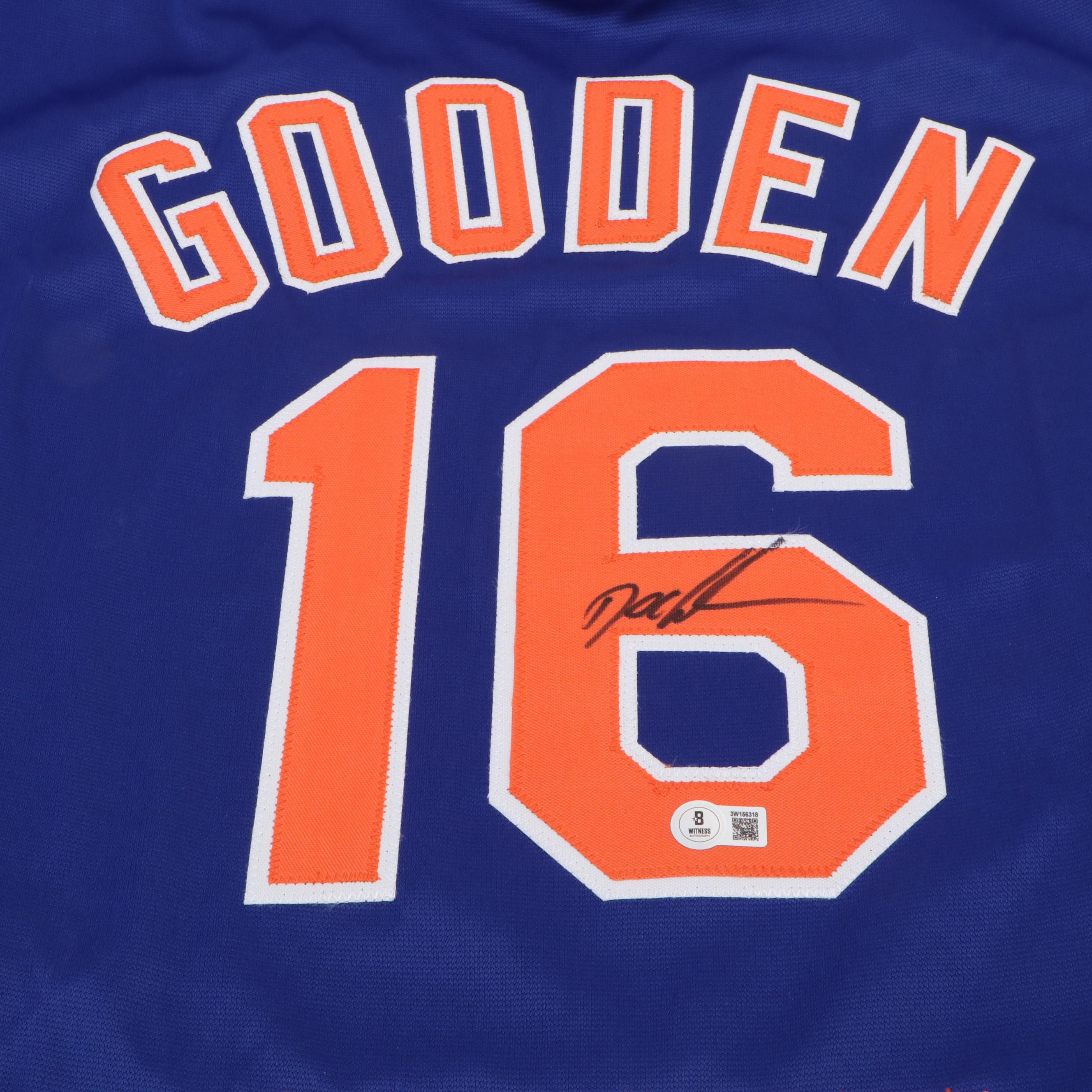 Dwight “Doc” Gooden Signed New York Mets Baseball Jersey, Beckett