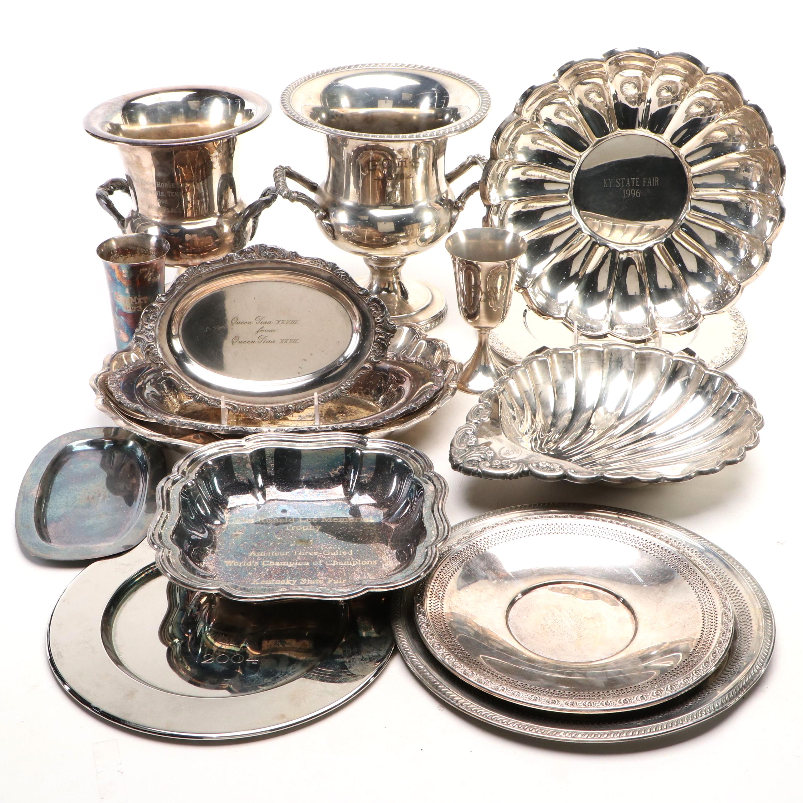 American Saddlebred and Other Equestrian Urns and Other Trophies