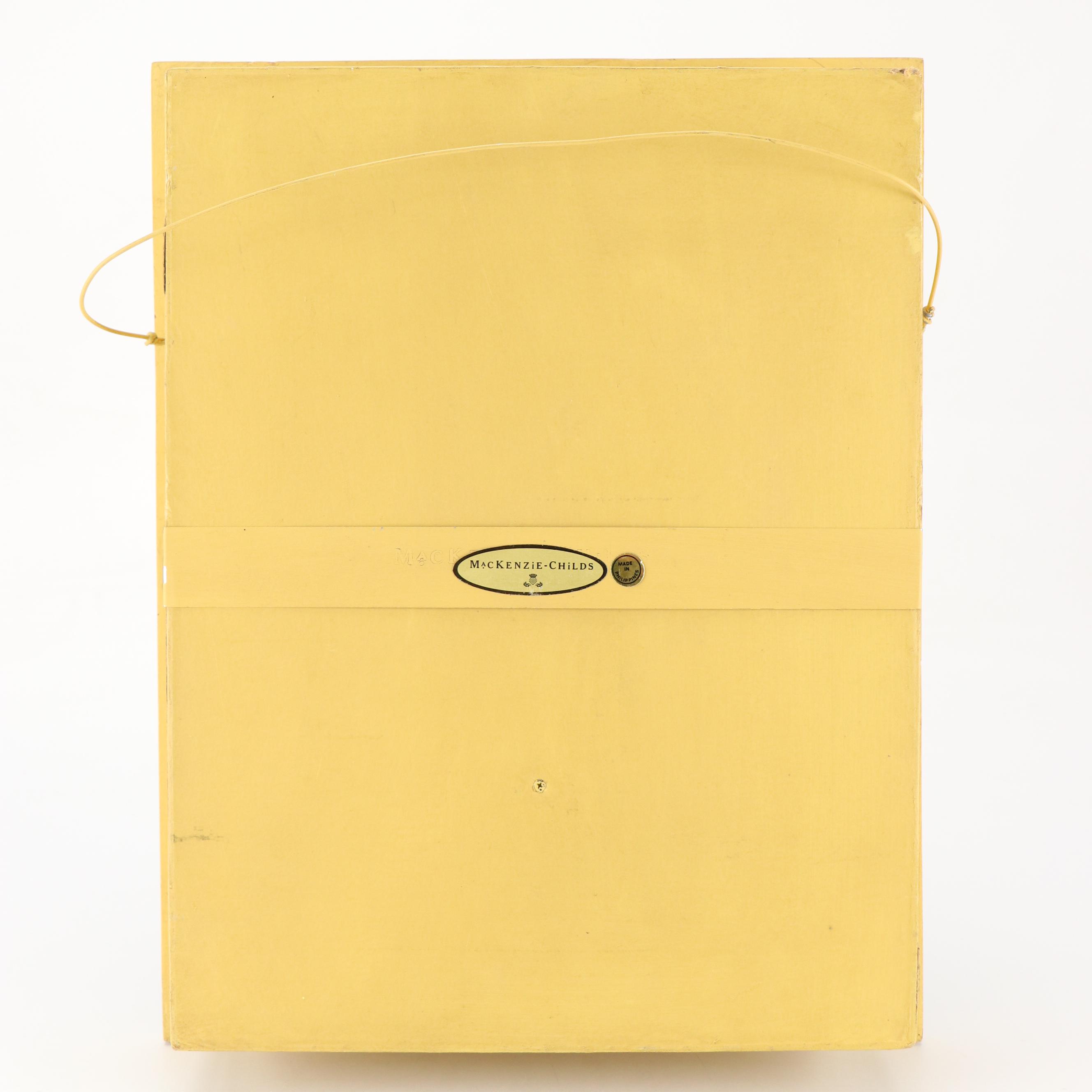 MacKenzie-Childs Three-Dimensional Poppy Shadow Box