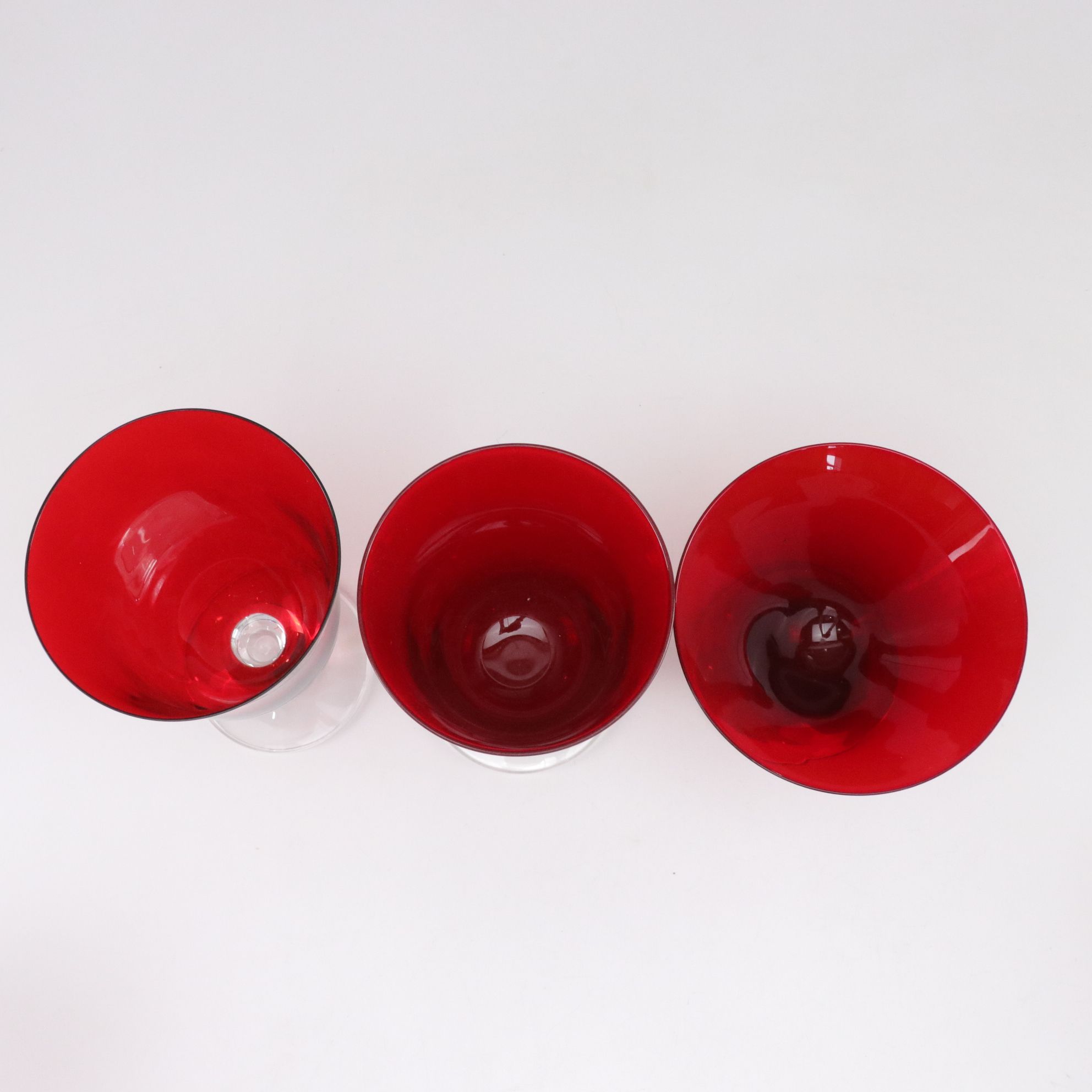 Lenox and Anchor Hocking in Ruby Red Glass Stemware Collection