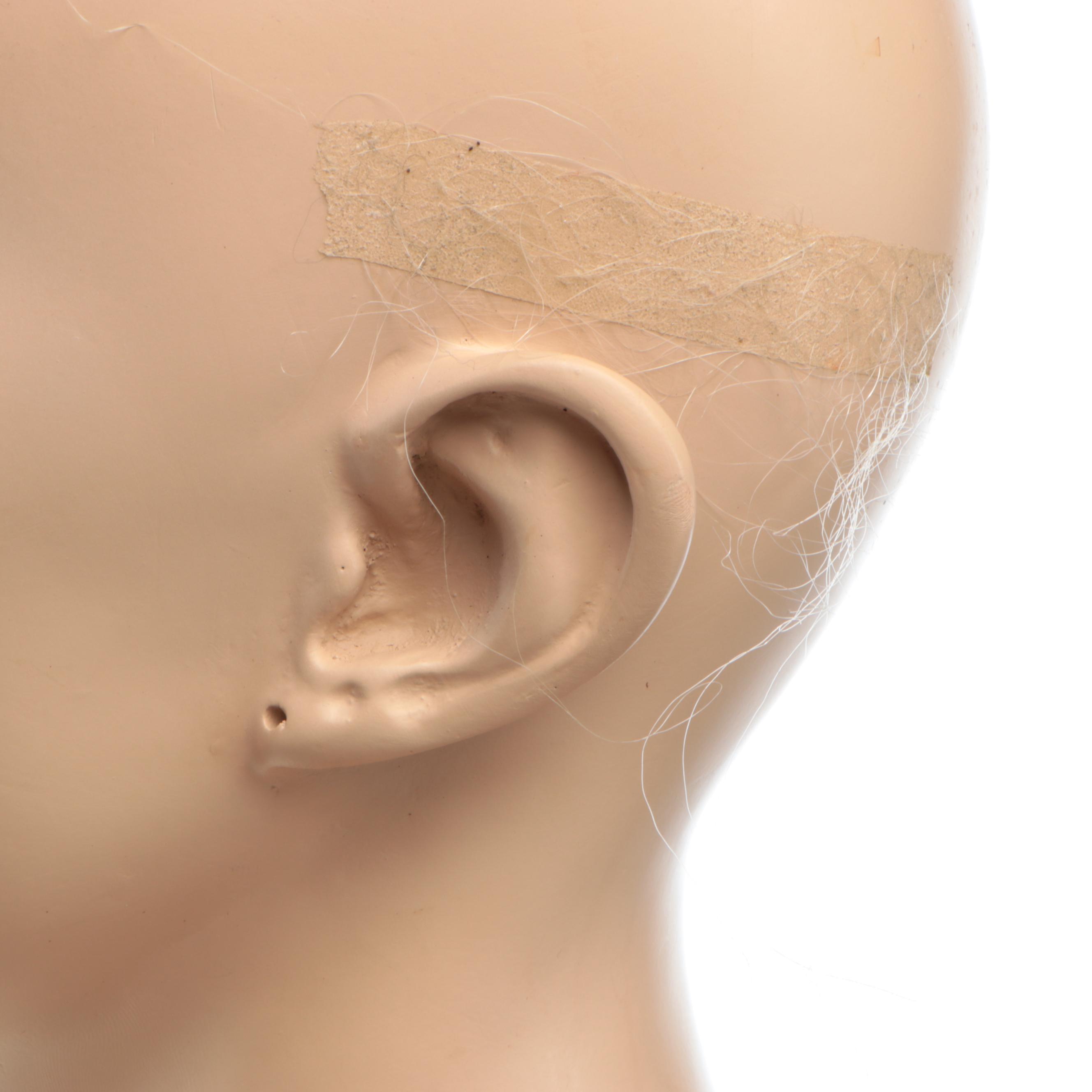 Marilyn Monroe Mannequin in Milano Black Satin Evening Gown