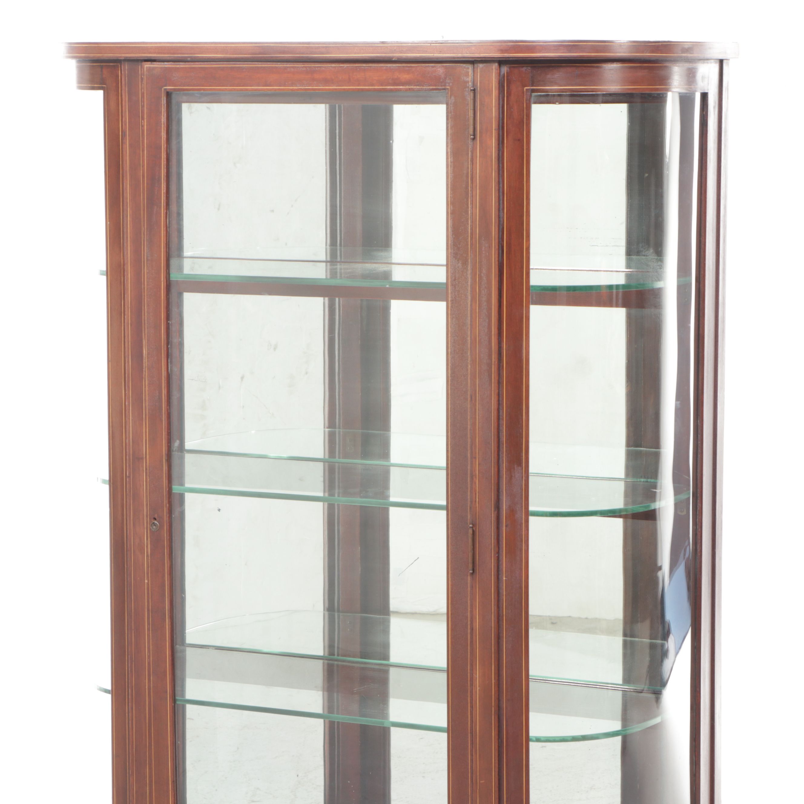 Mahogany Finish China Cabinet