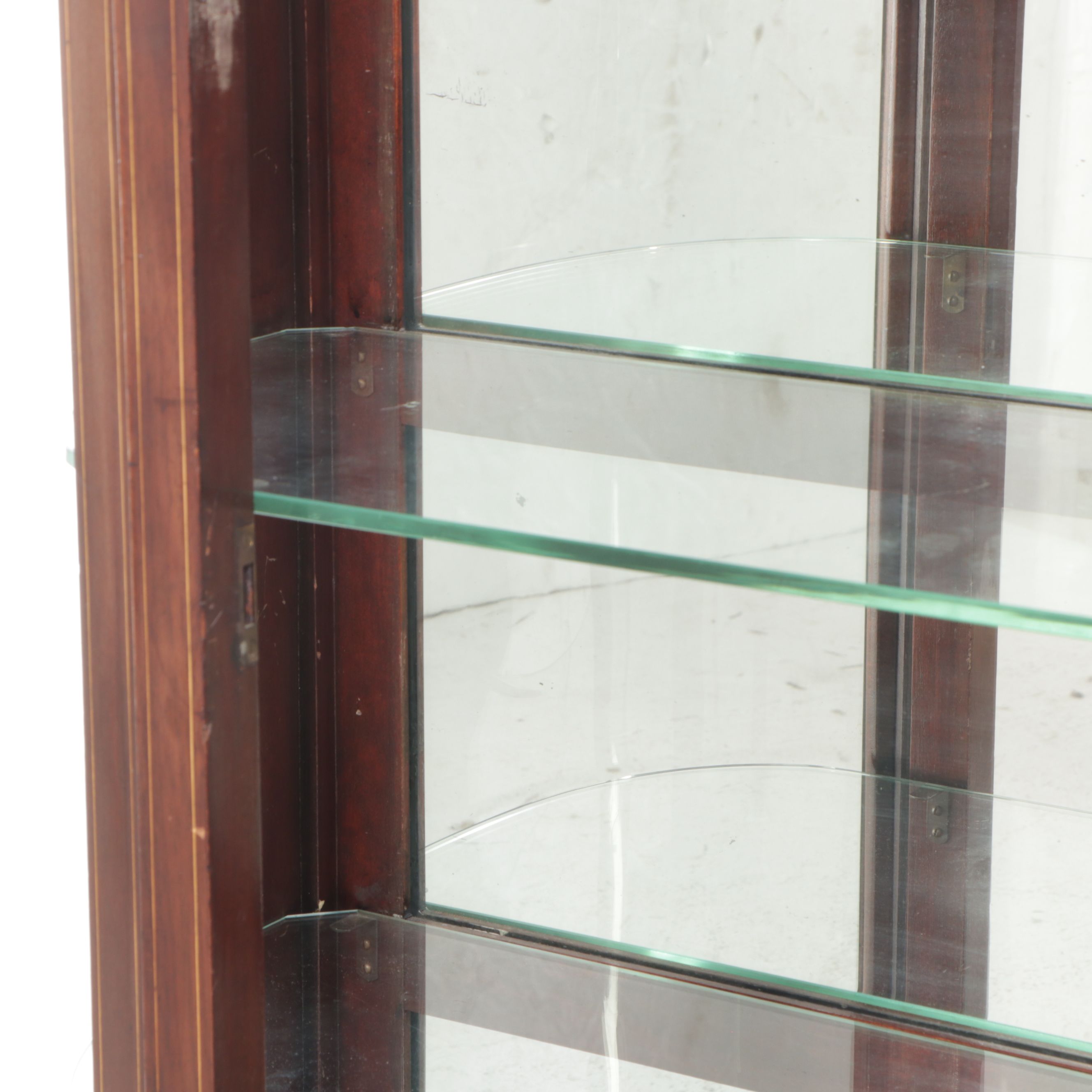 Mahogany Finish China Cabinet