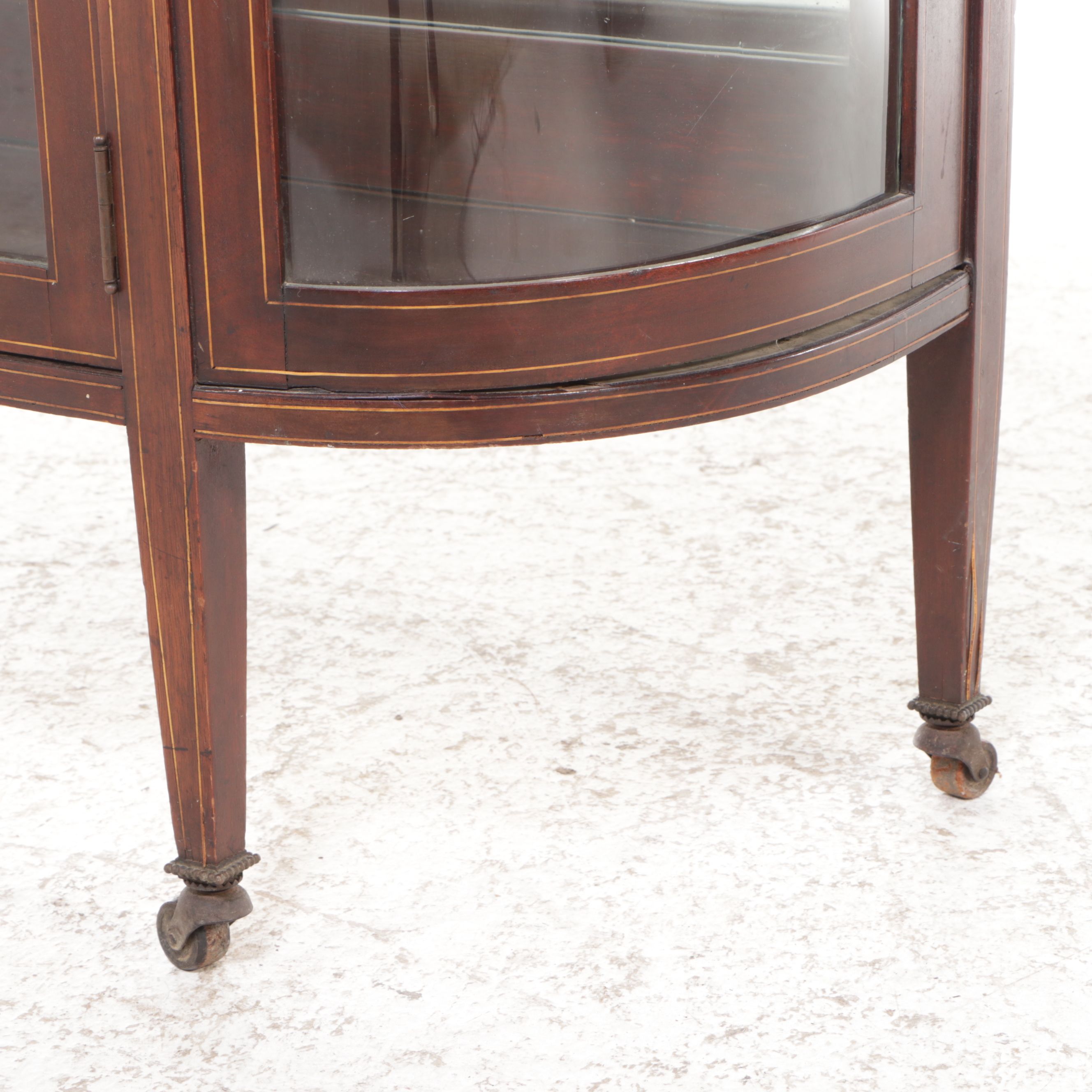 Mahogany Finish China Cabinet