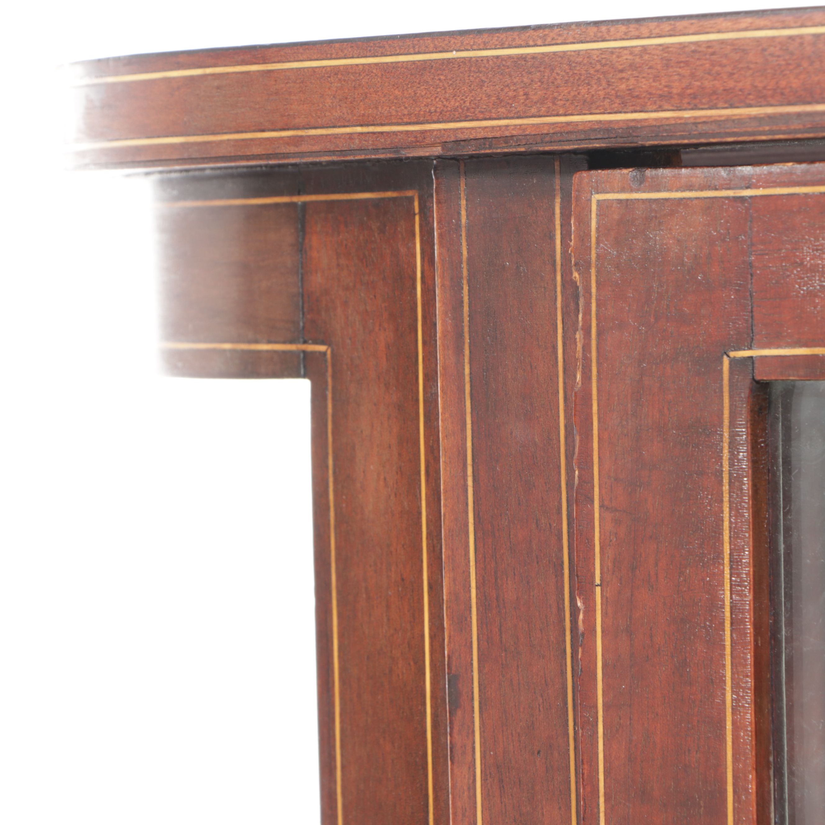 Mahogany Finish China Cabinet