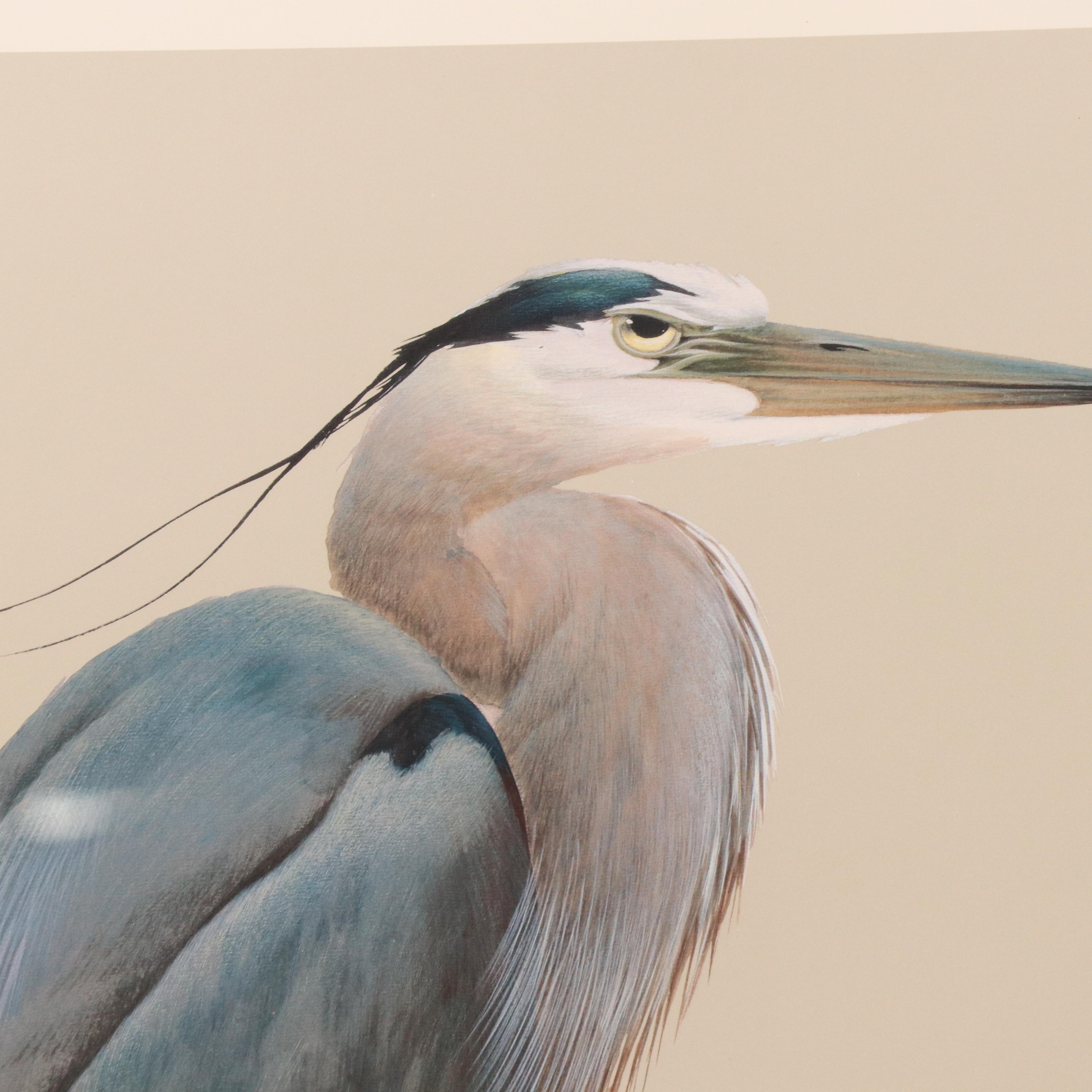 Art La May Offset Lithograph "Double Exposure"