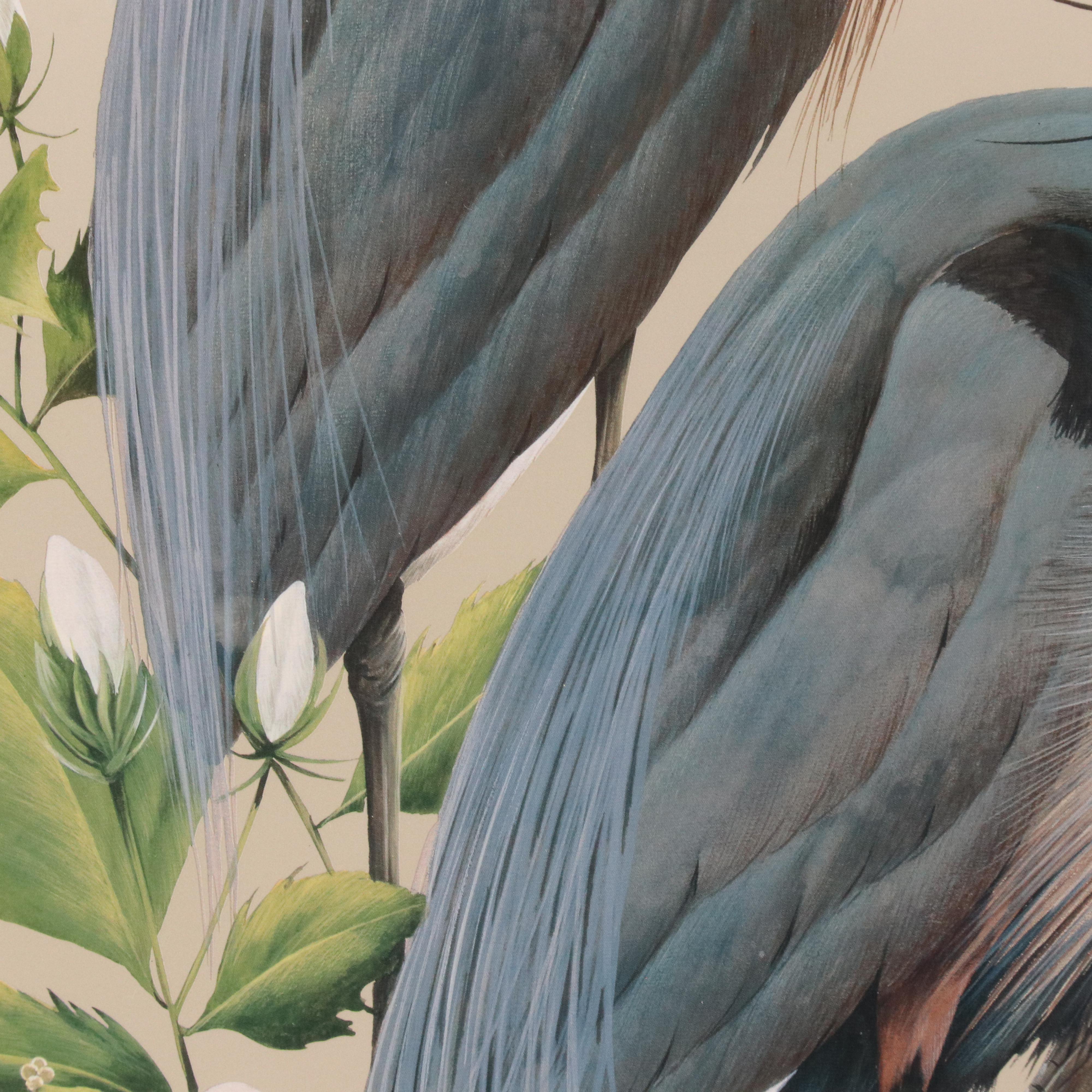 Art La May Offset Lithograph "Double Exposure"