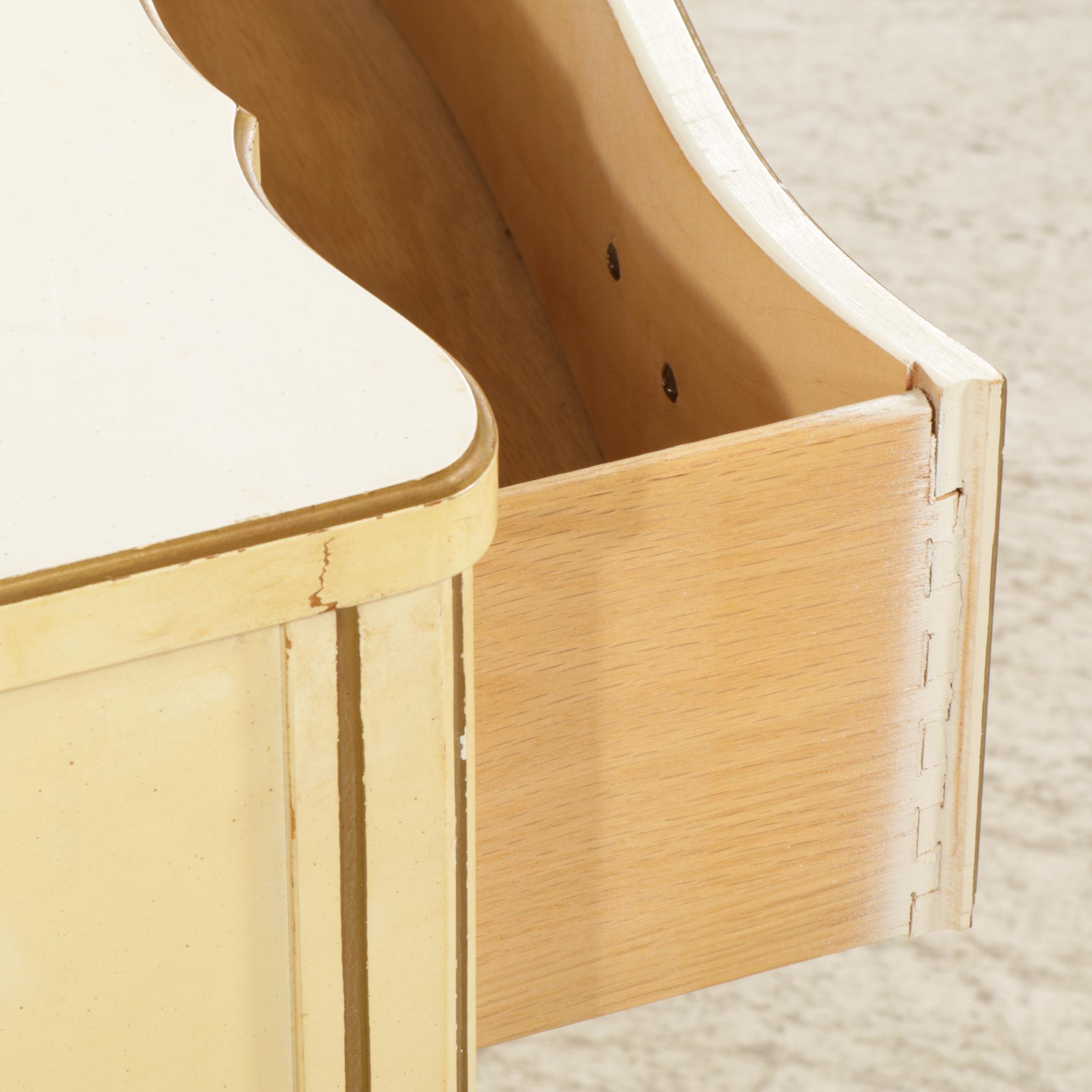 French Provincial Style Painted Commode, Mid to Late 20th Century