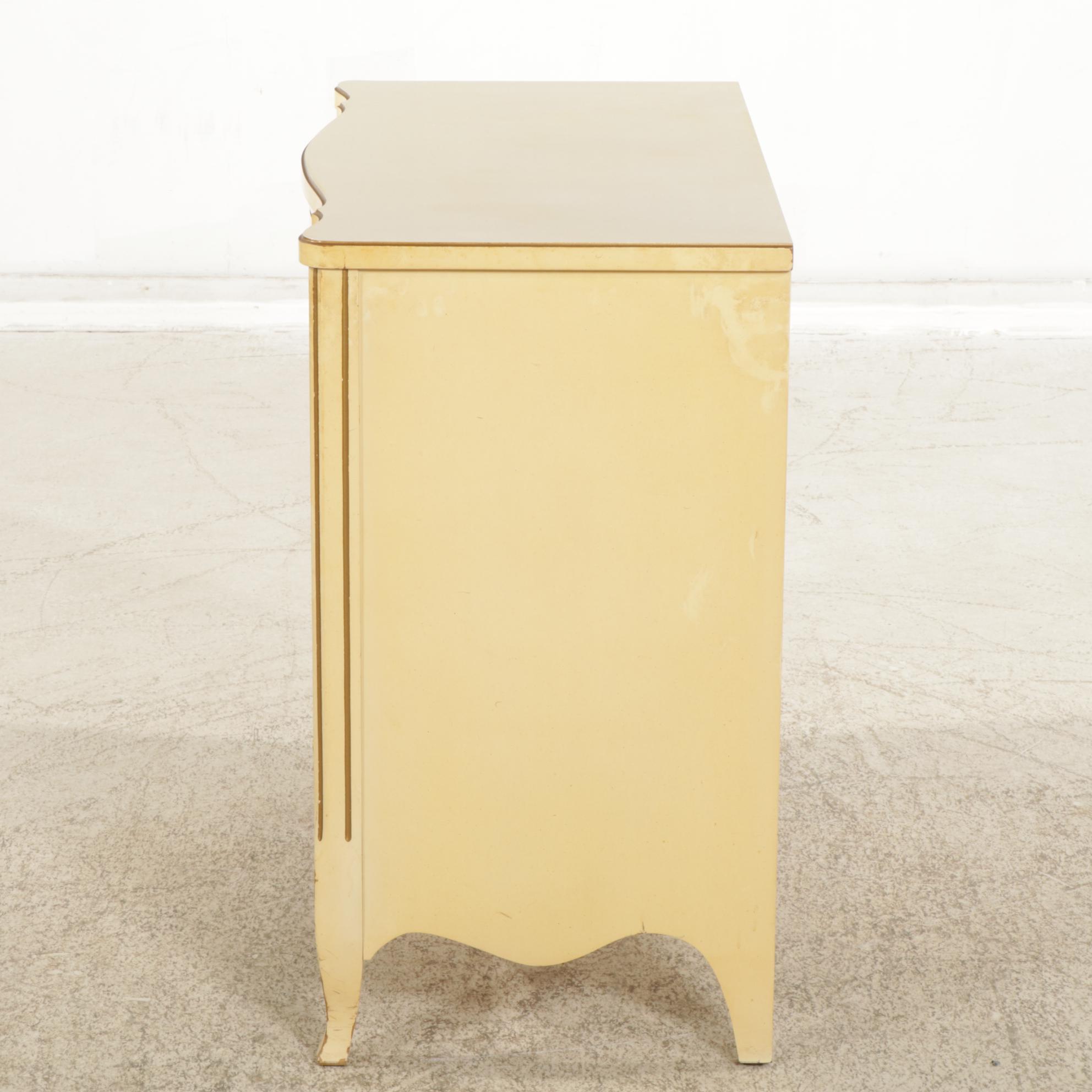 French Provincial Style Painted Commode, Mid to Late 20th Century