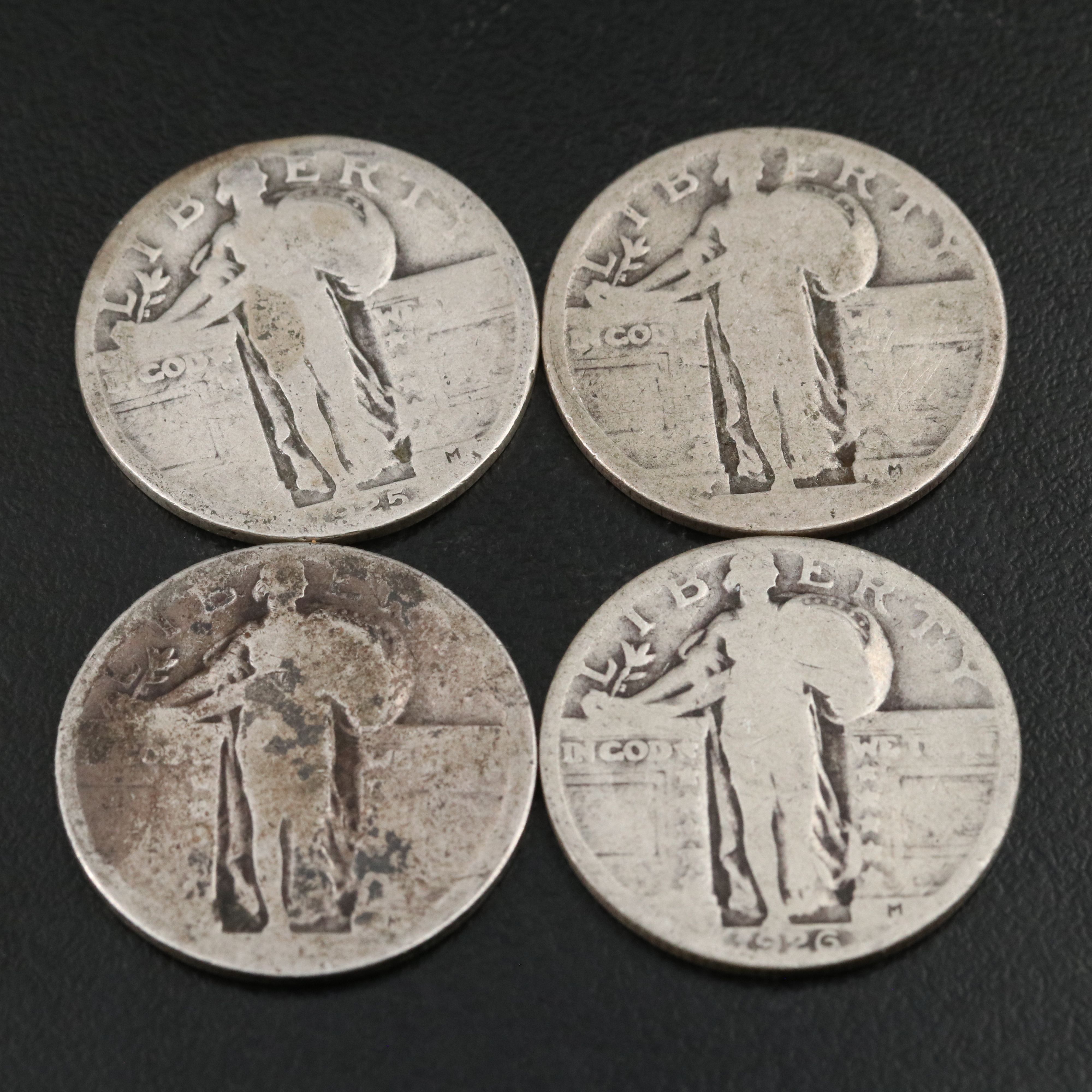 Twenty Standing Liberty Silver Quarters