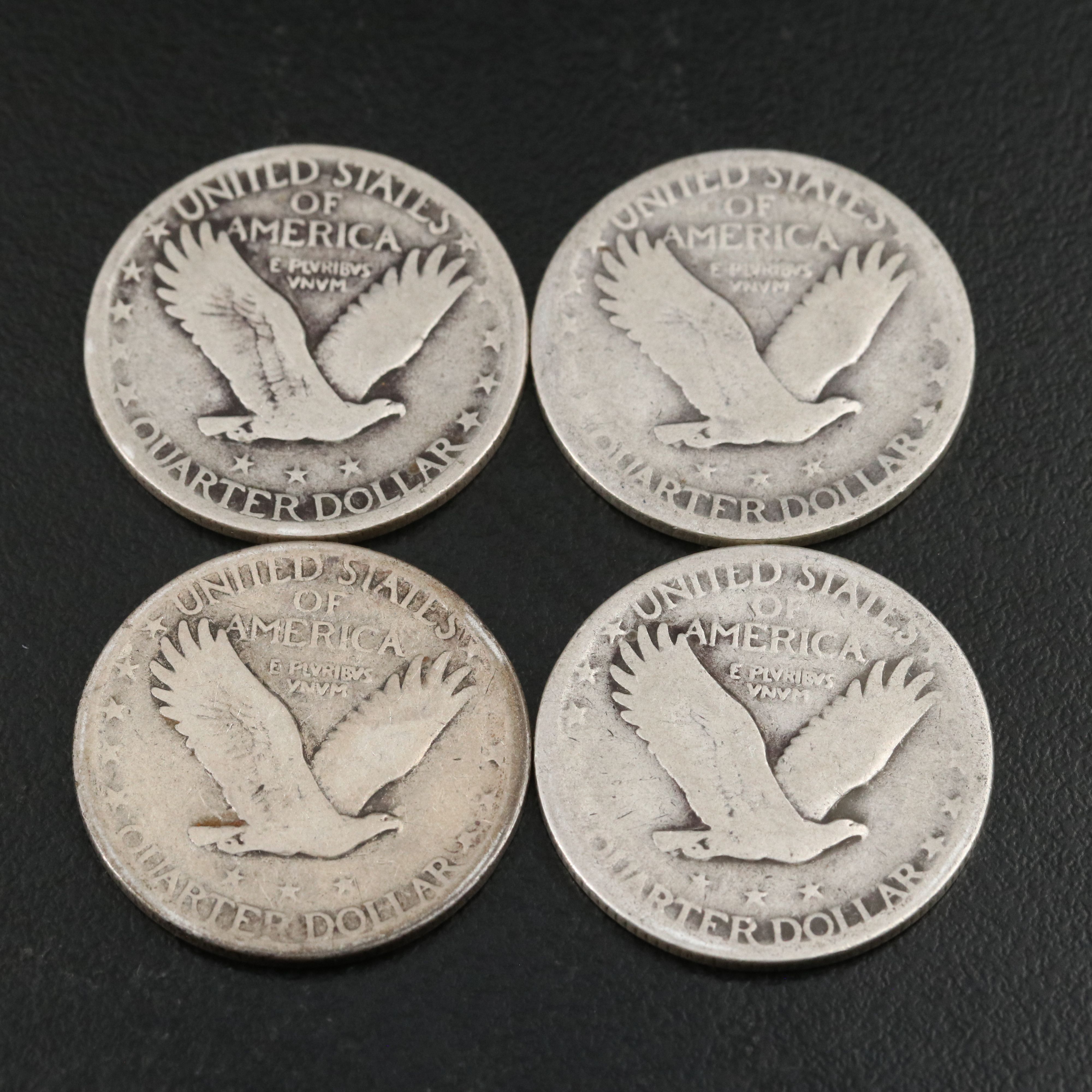 Twenty Standing Liberty Silver Quarters