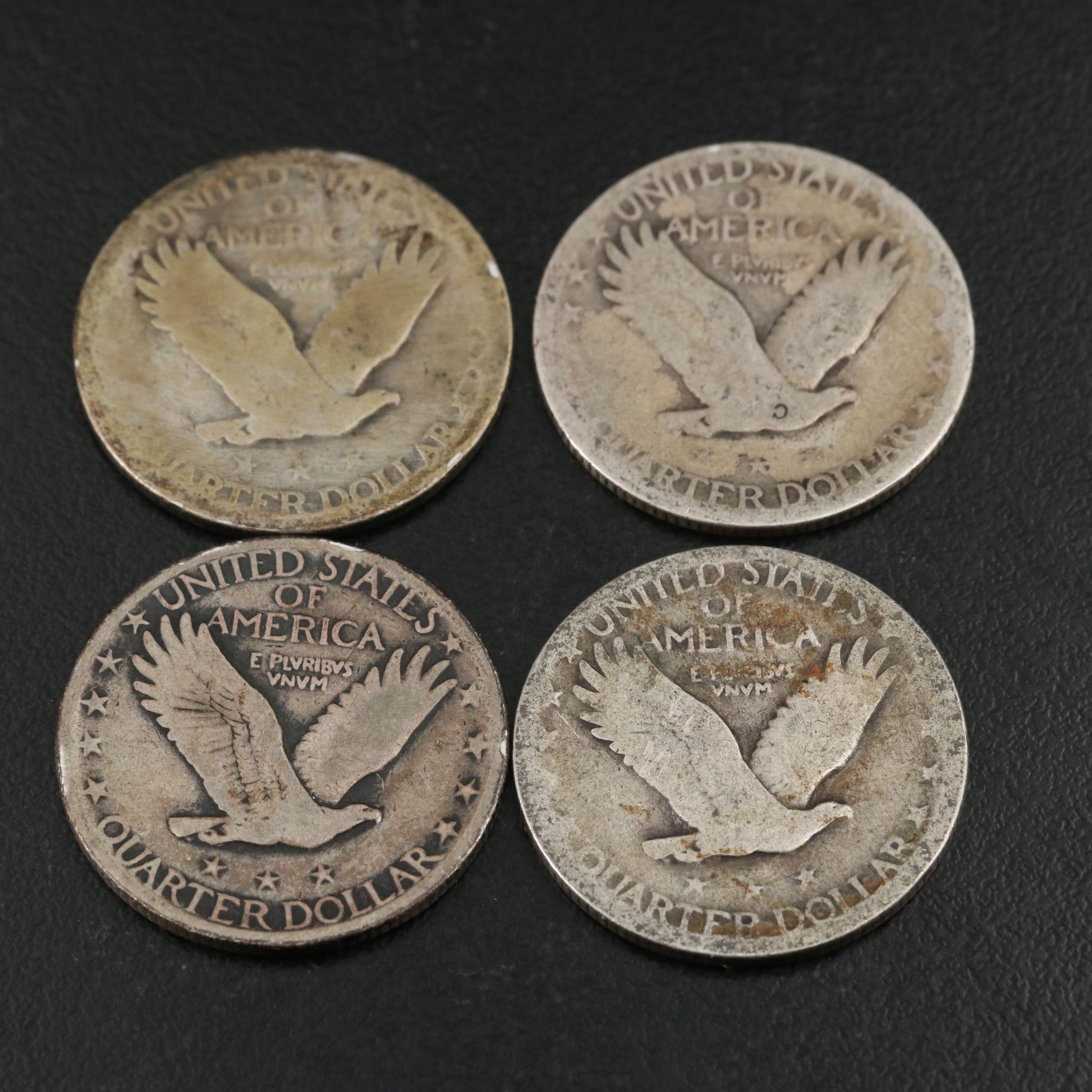Twenty Standing Liberty Silver Quarters