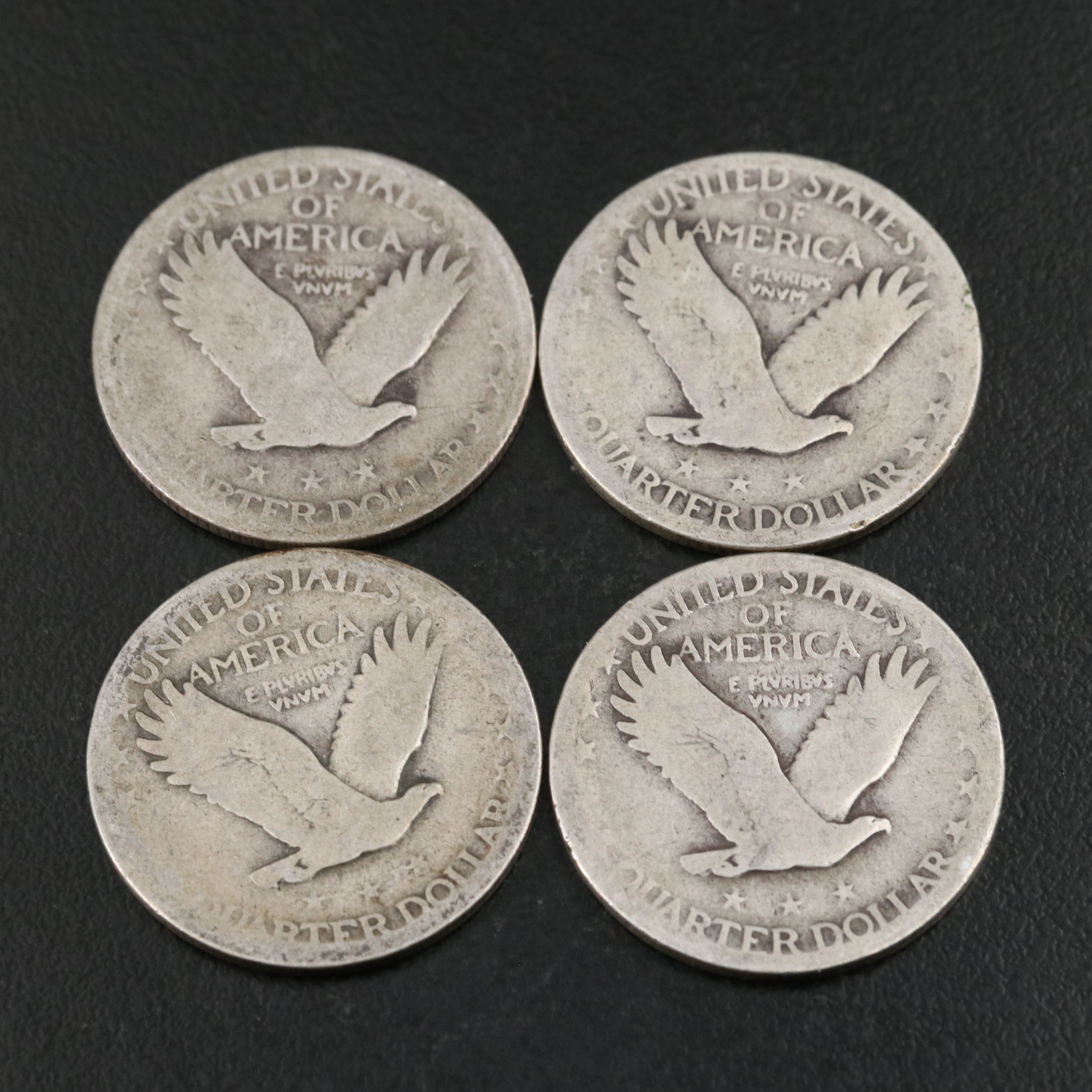 Twenty Standing Liberty Silver Quarters