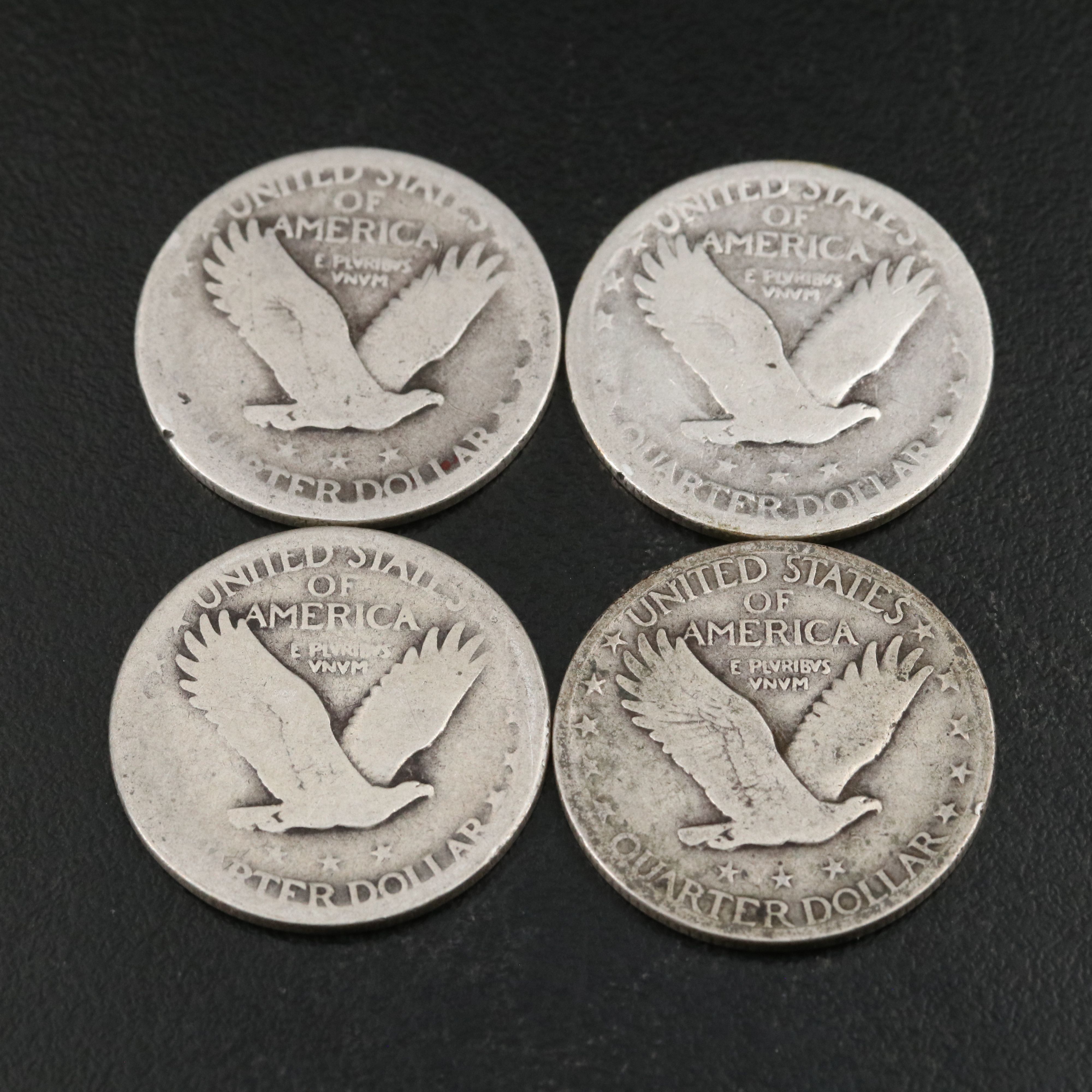 Twenty Standing Liberty Silver Quarters
