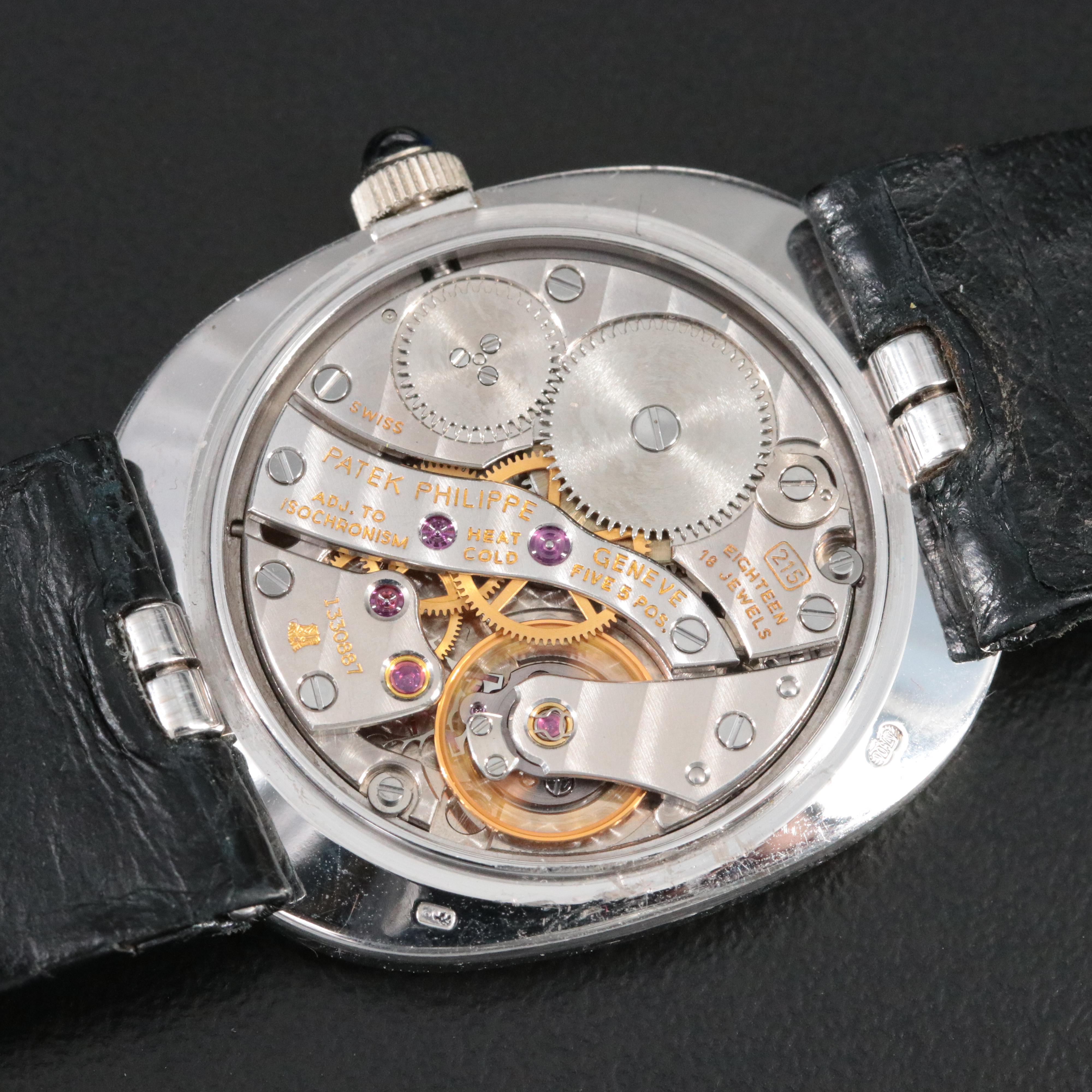 Patek Philippe Golden Ellipse Sigma Diamond Dial and Bezel Watch