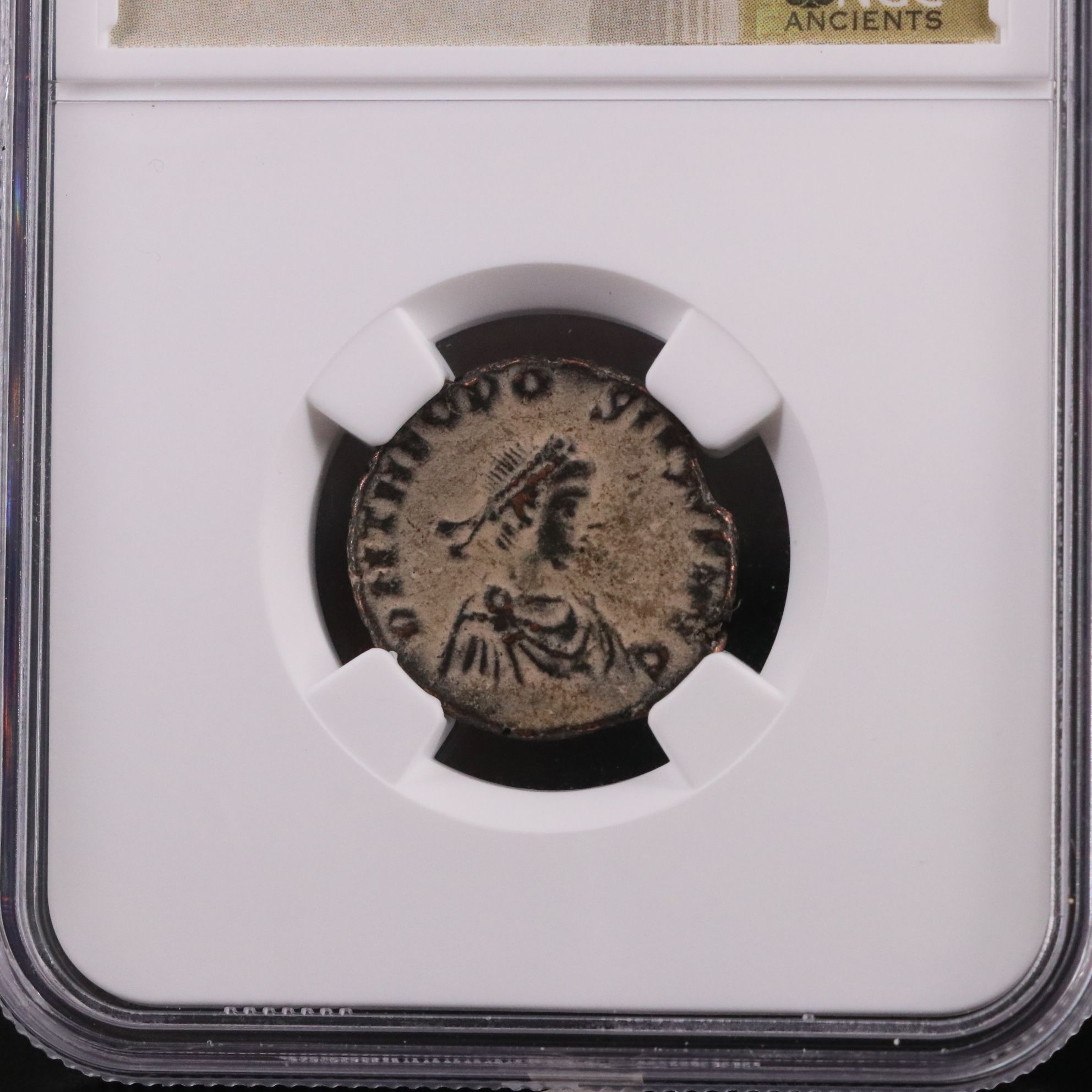 Ancient Roman Imperial Æ2 Coin of Theodosius I, ca. 392 A.D.