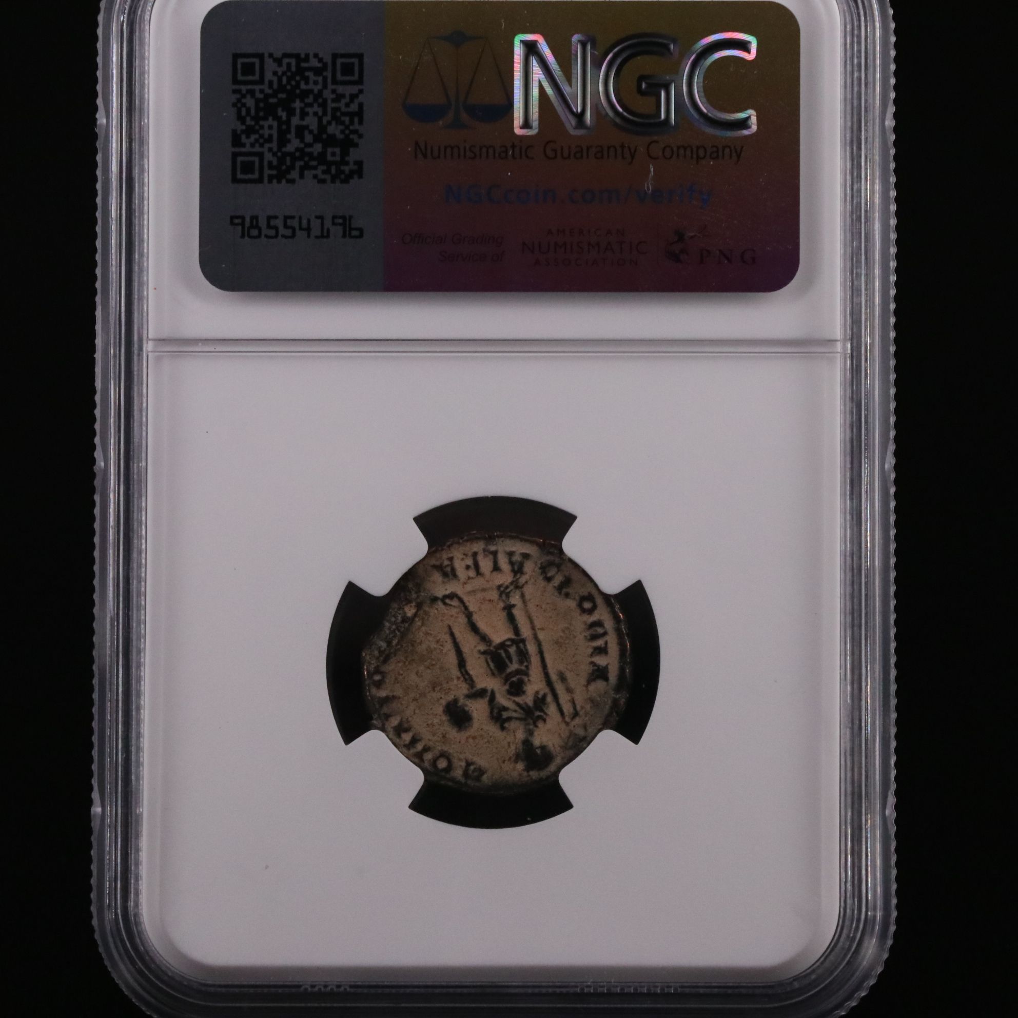 Ancient Roman Imperial Æ2 Coin of Theodosius I, ca. 392 A.D.