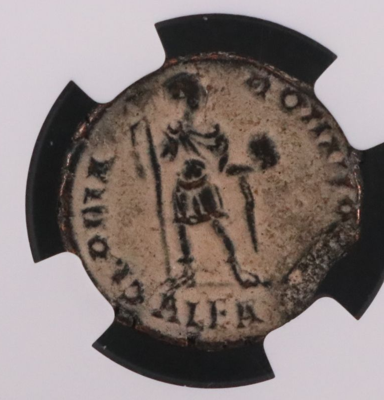Ancient Roman Imperial Æ2 Coin of Theodosius I, ca. 392 A.D.