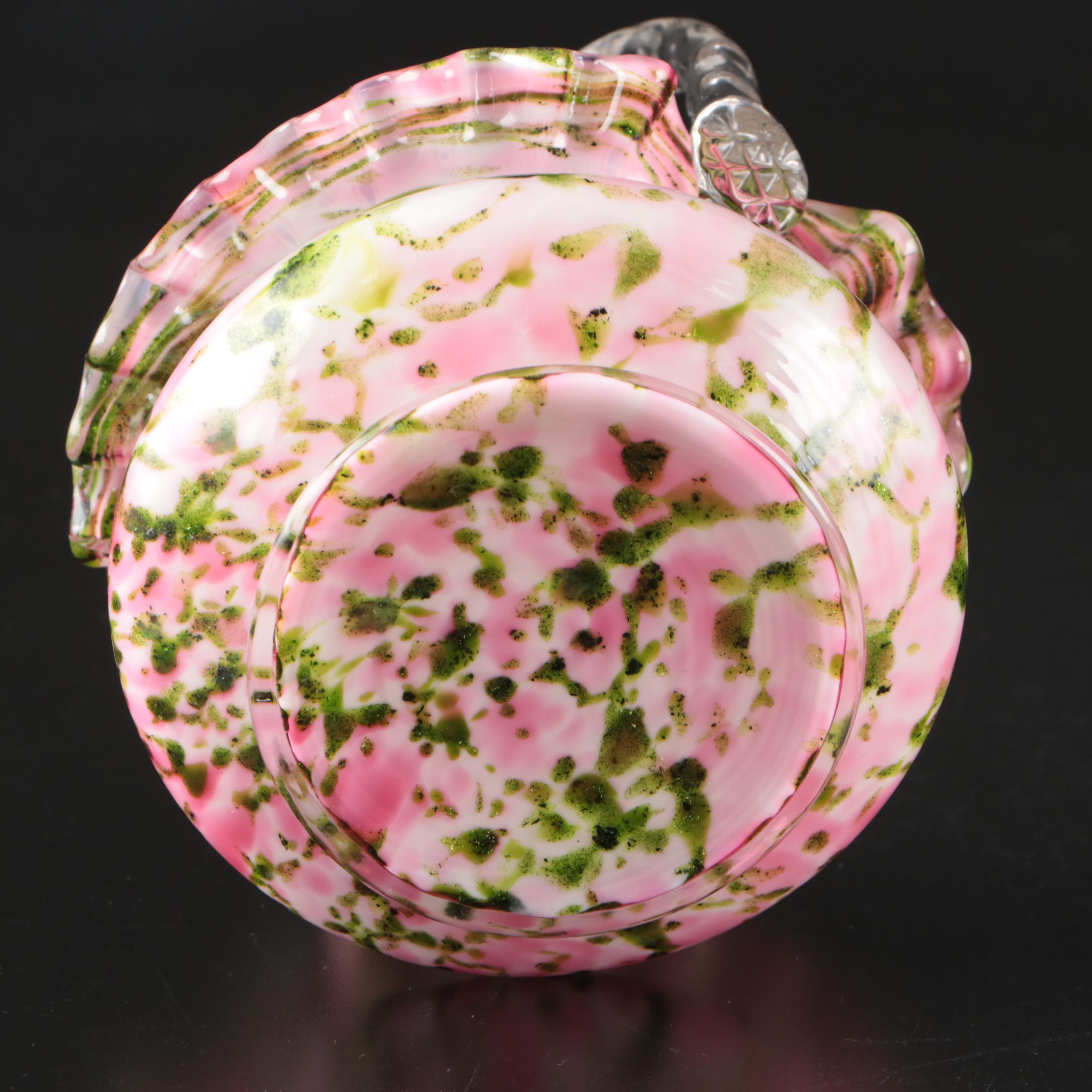 Ruffle Satin Glass Bowls, Milk Glass Basket, and More Glass Table Décor