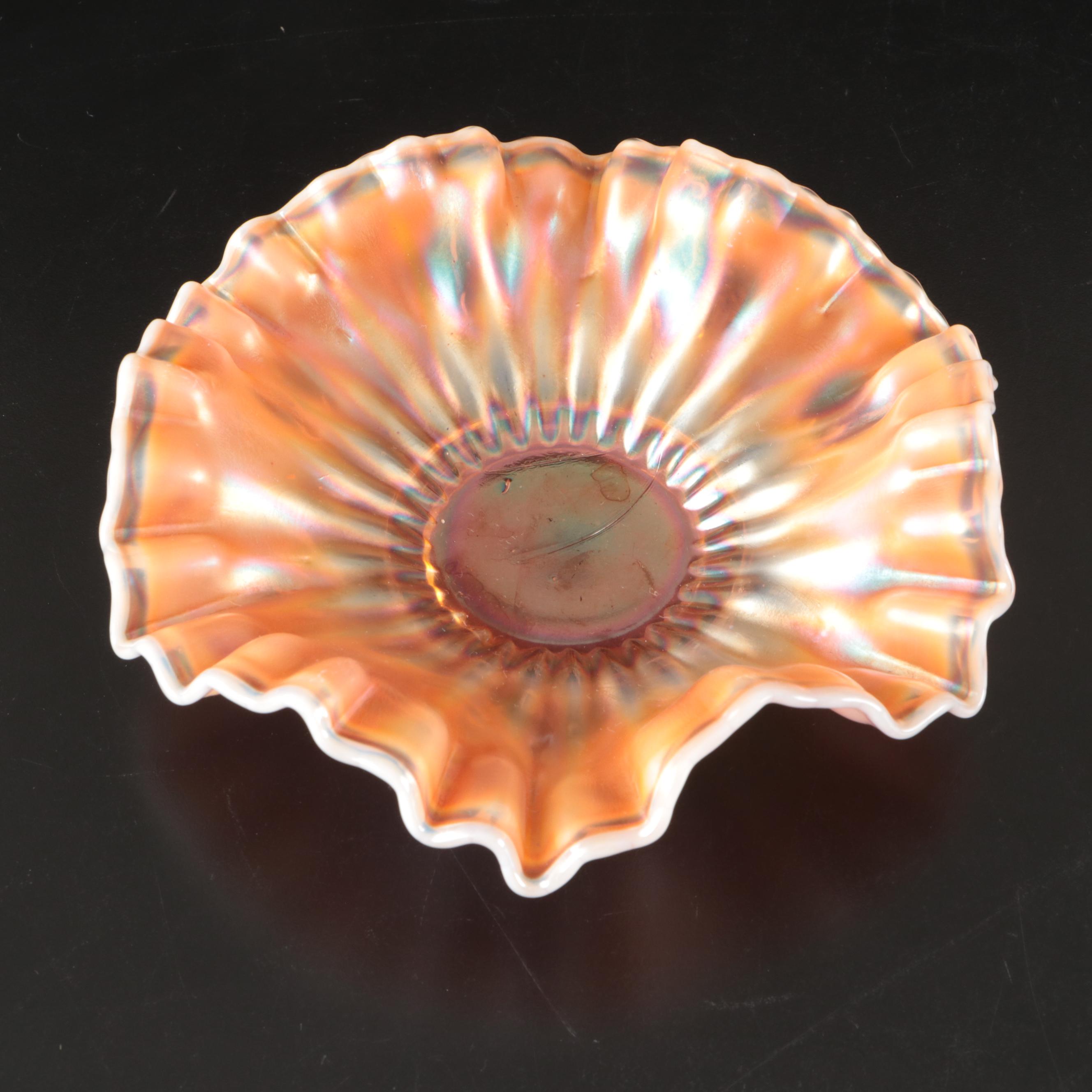 Ruffle Satin Glass Bowls, Milk Glass Basket, and More Glass Table Décor