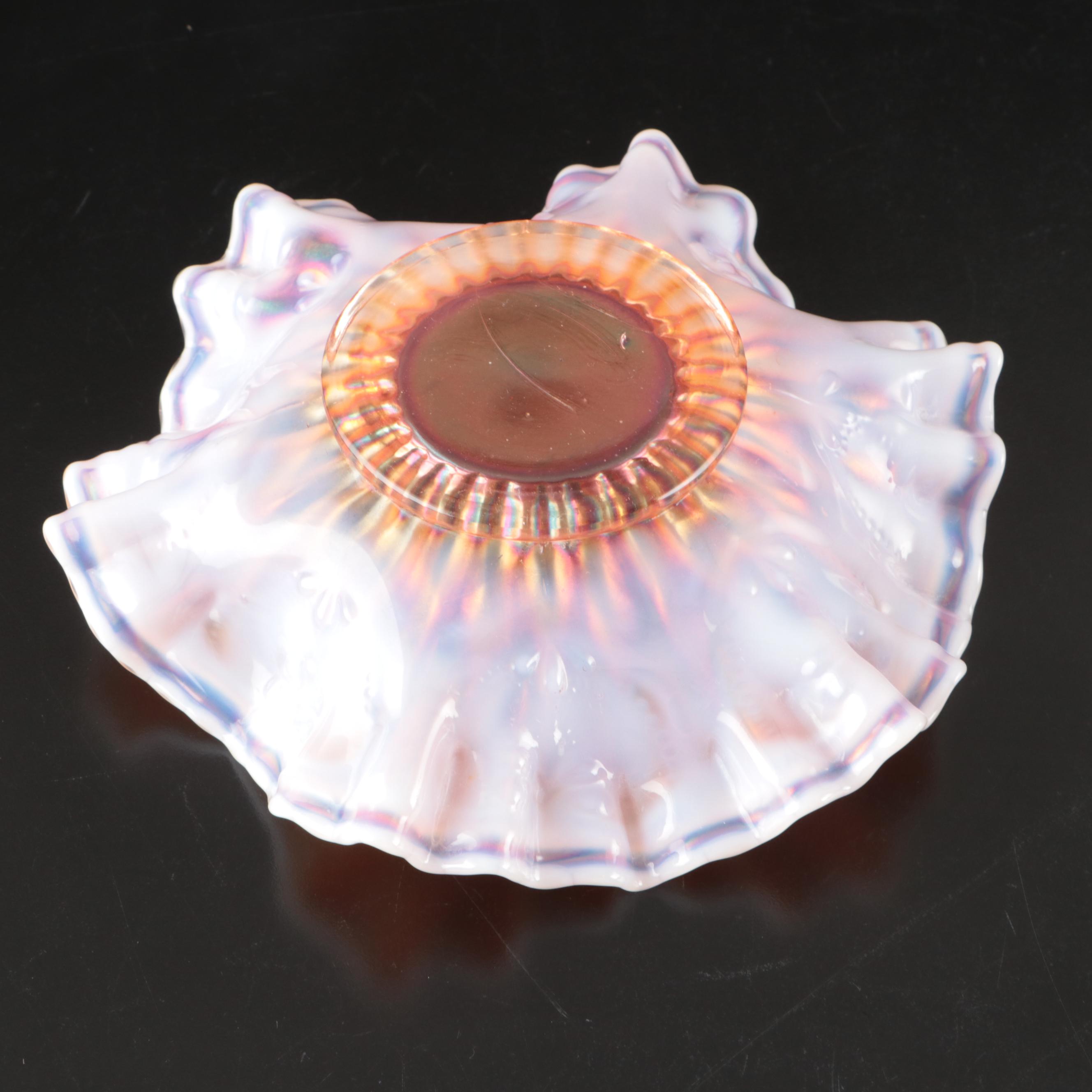 Ruffle Satin Glass Bowls, Milk Glass Basket, and More Glass Table Décor