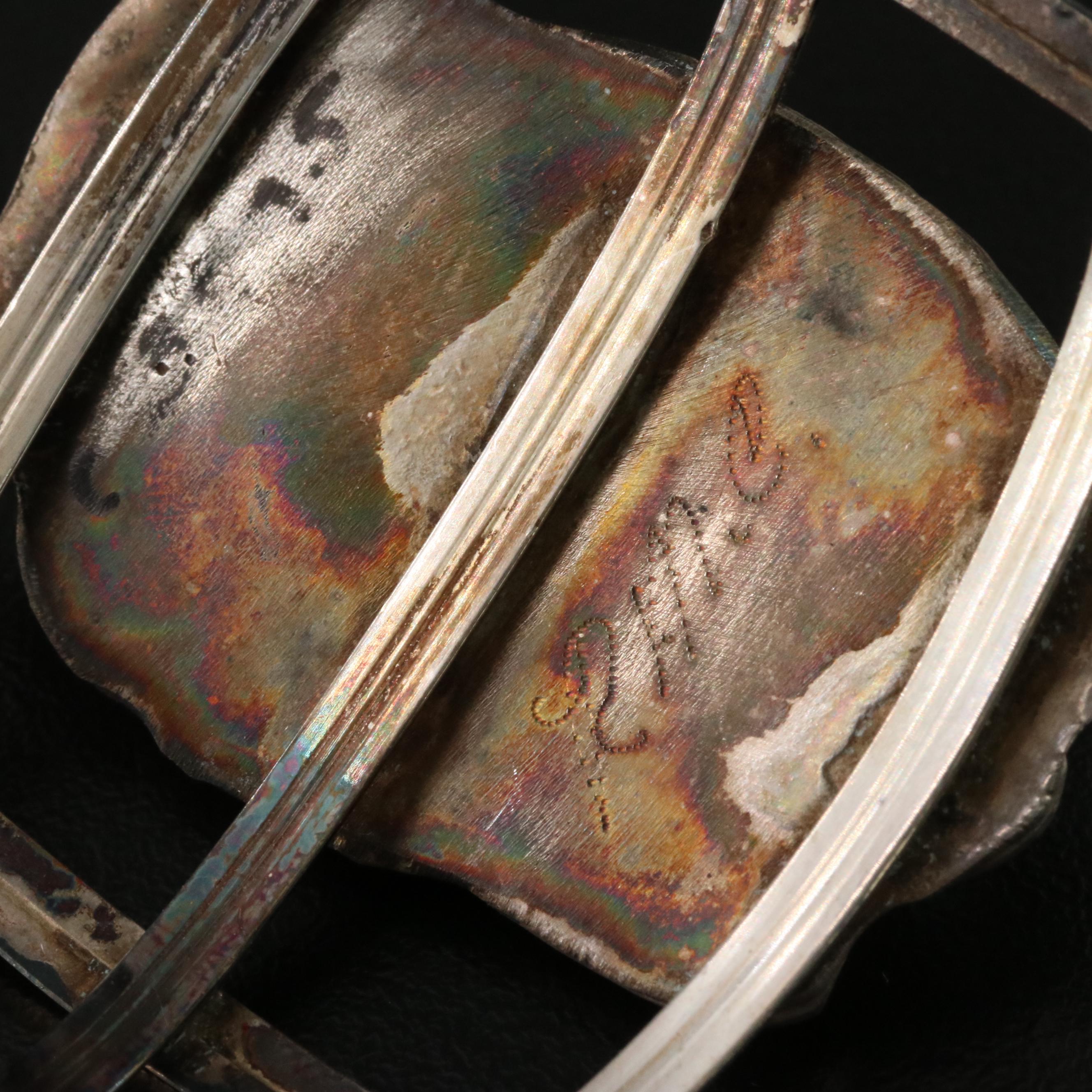 Southwestern Sterling Turquoise Ring and Signed Bracelet