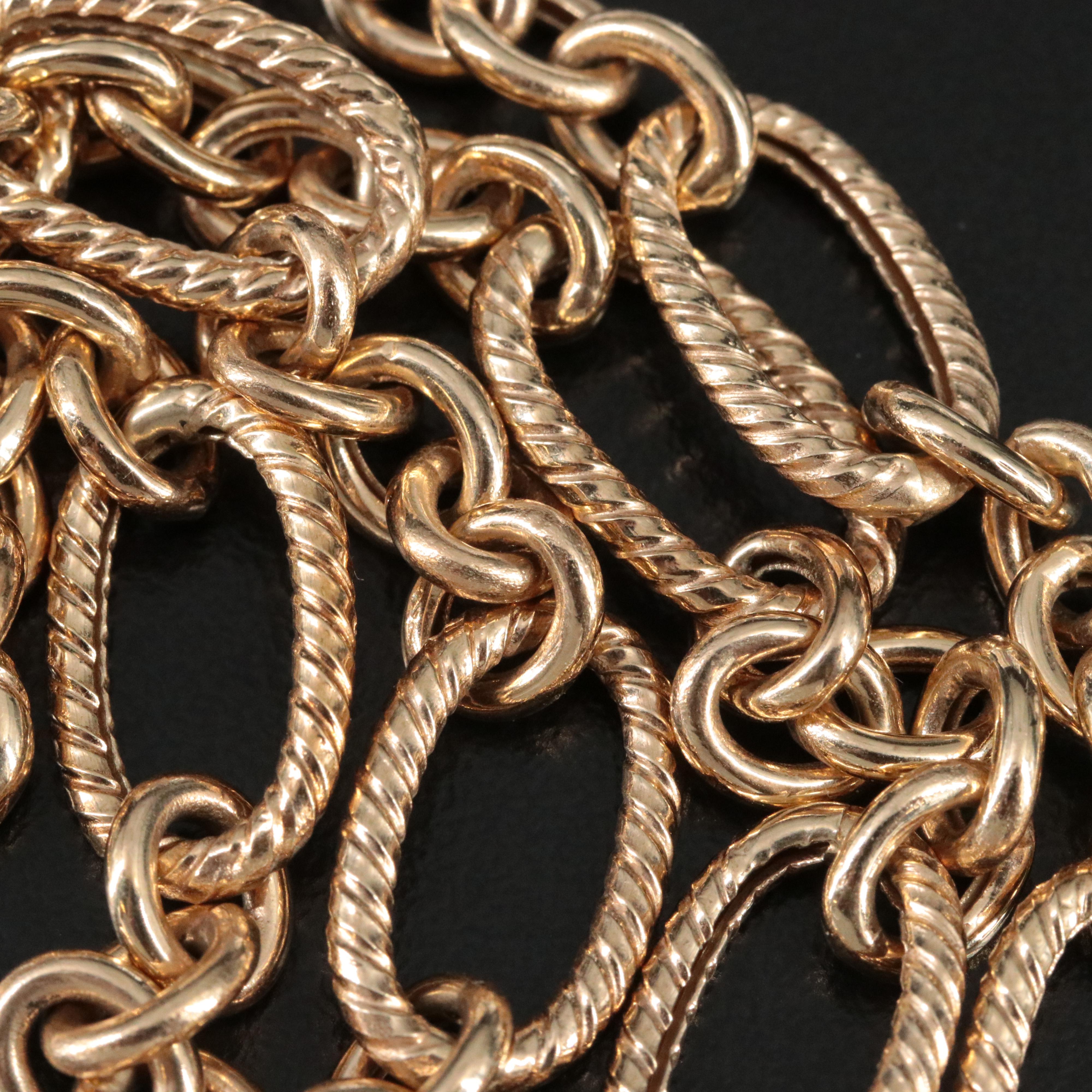 14K Figaro Chain Necklace
